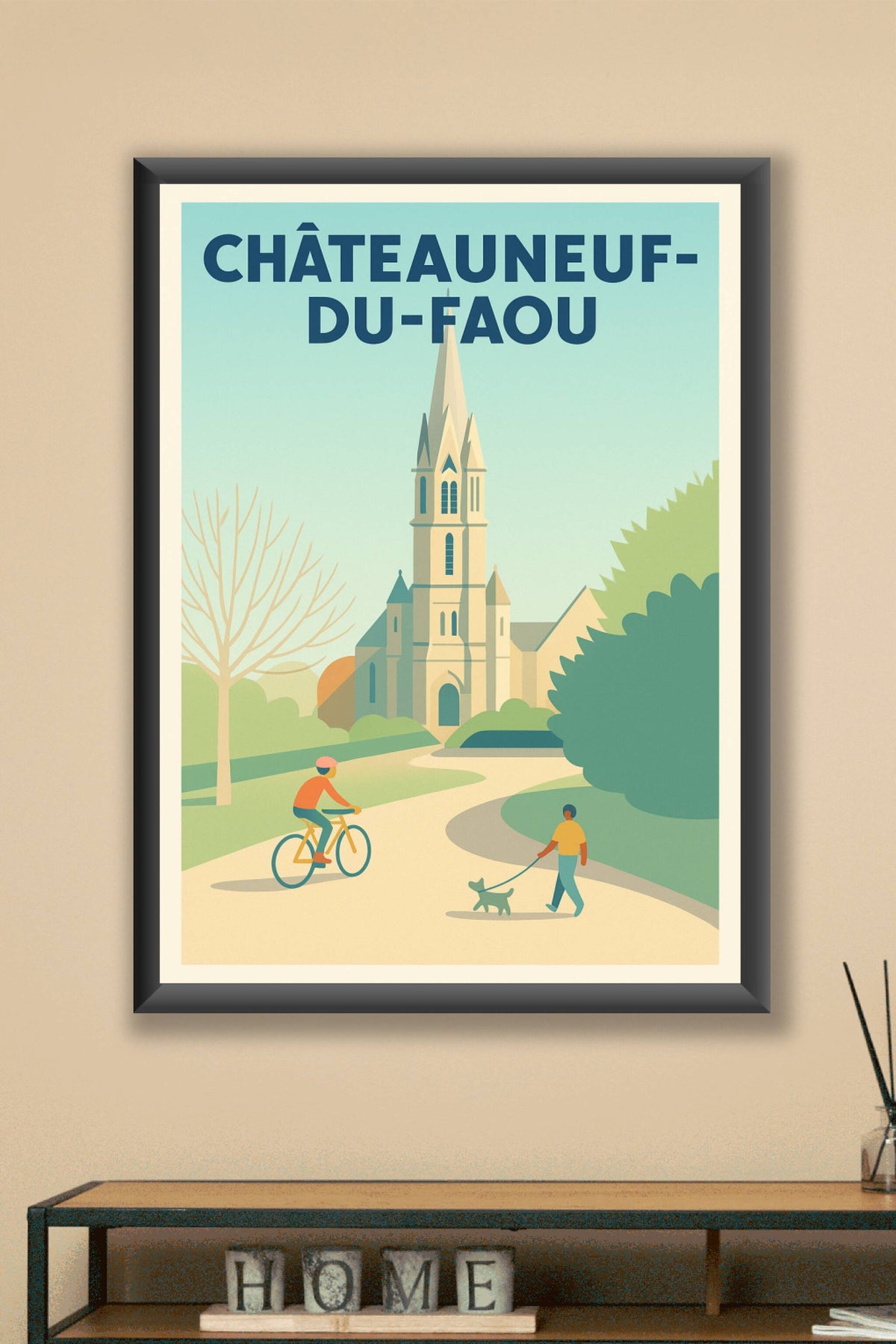 Affiche de Châteauneuf-du-Faou - Charme et sérénité au cœur de la Bretagne