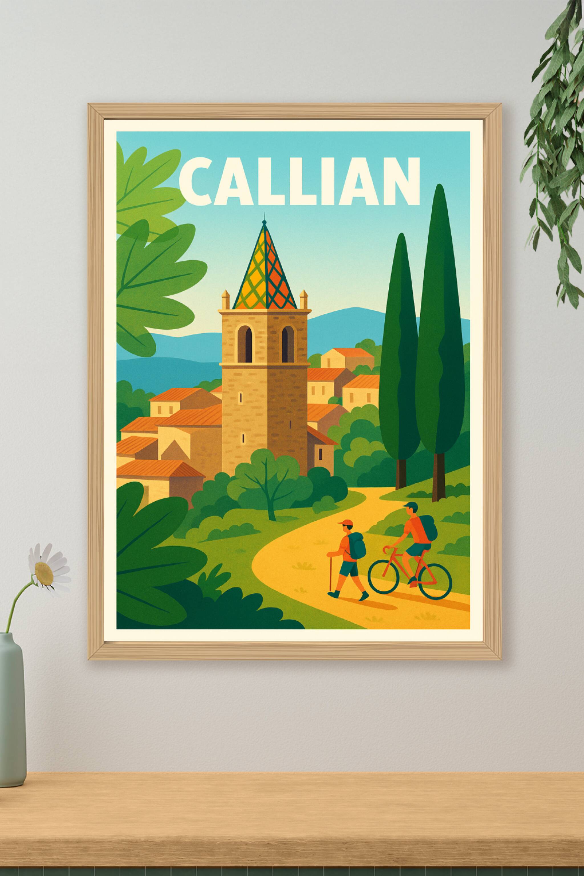 Affiche de Callian - Charme bucolique au cœur de la nature