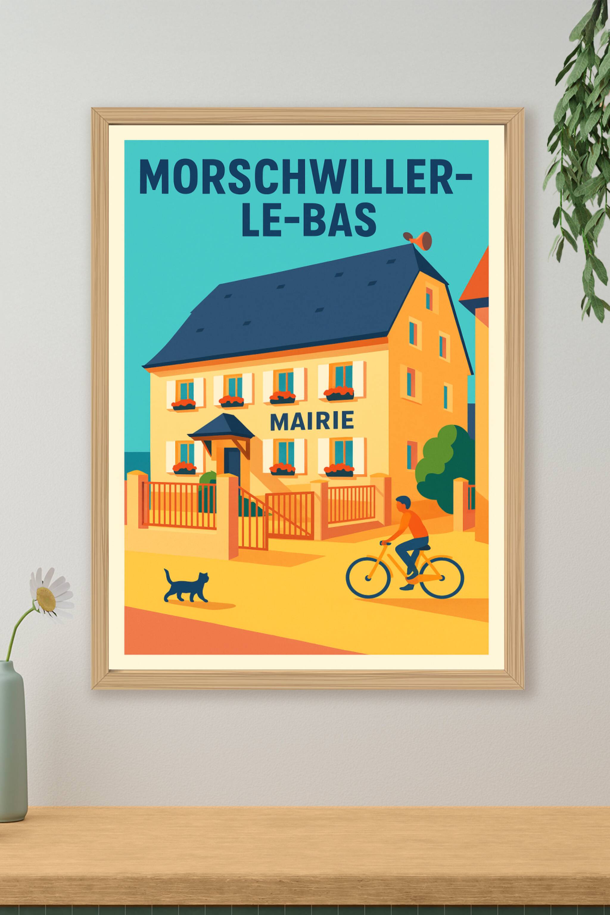 Affiche de Morschwiller-le-Bas - La mairie au cœur de la vie locale