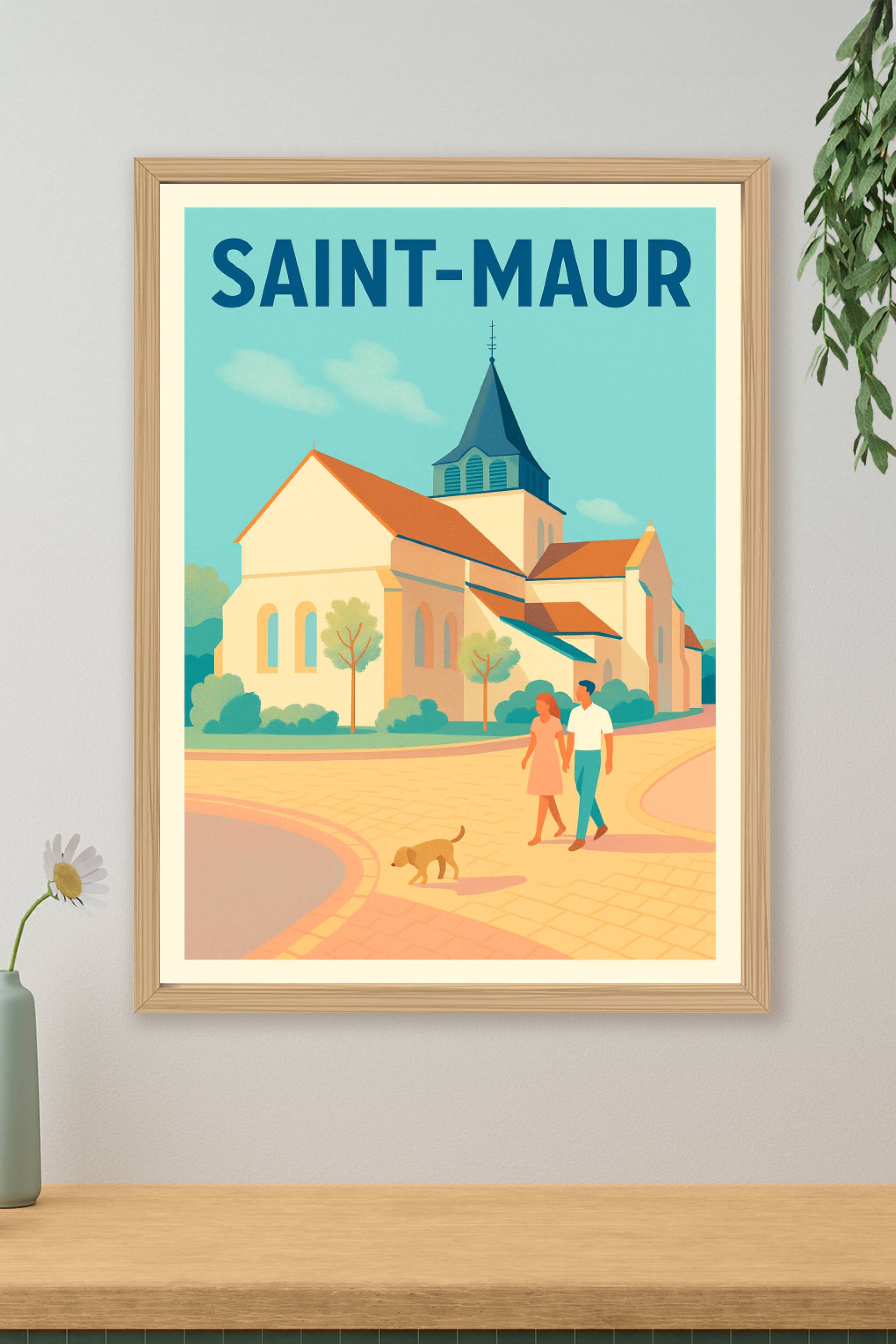 Affiche de Saint-Maur - Balade estivale au cœur du village
