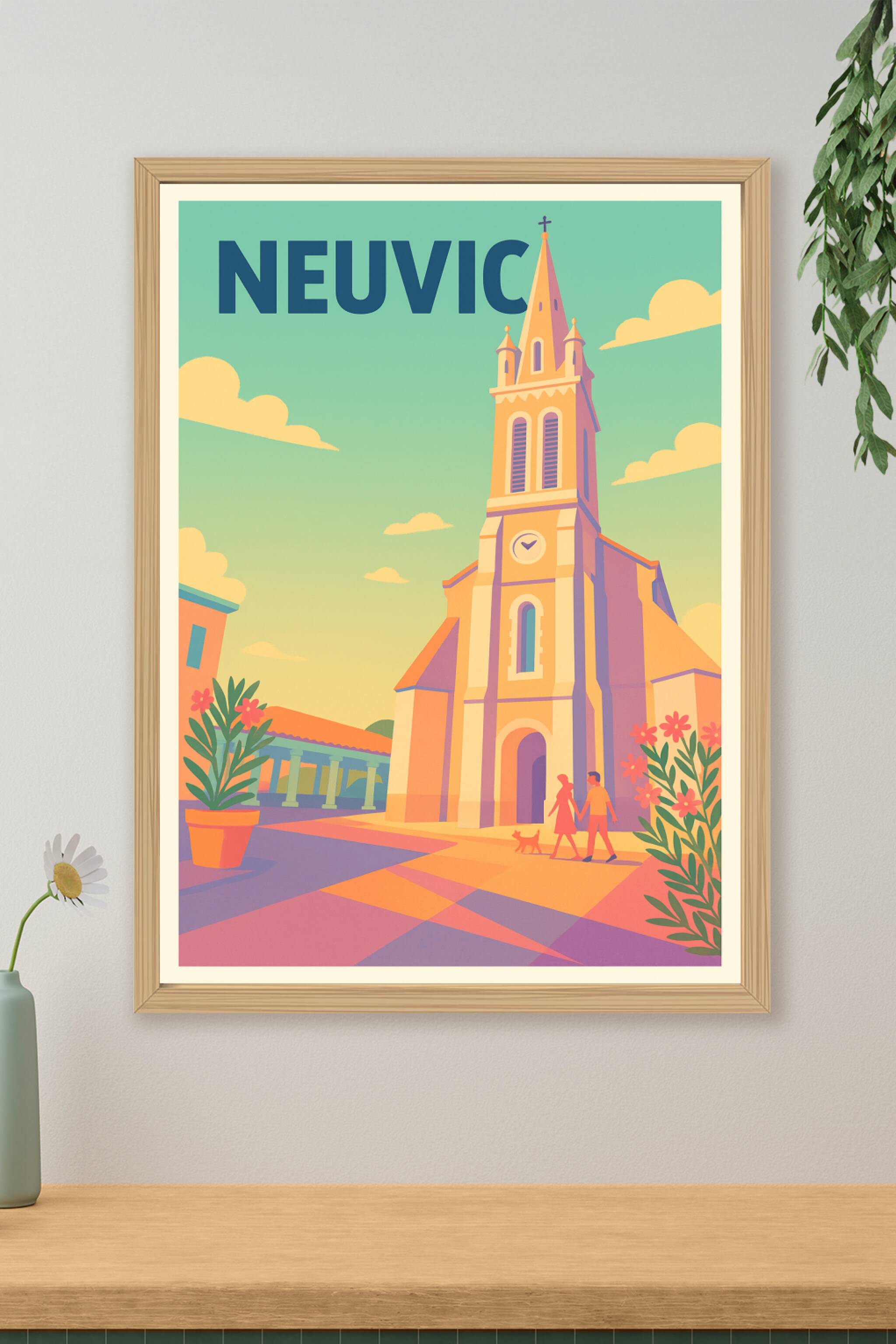 Affiche de Neuvic - Charme et douceur au cœur du village