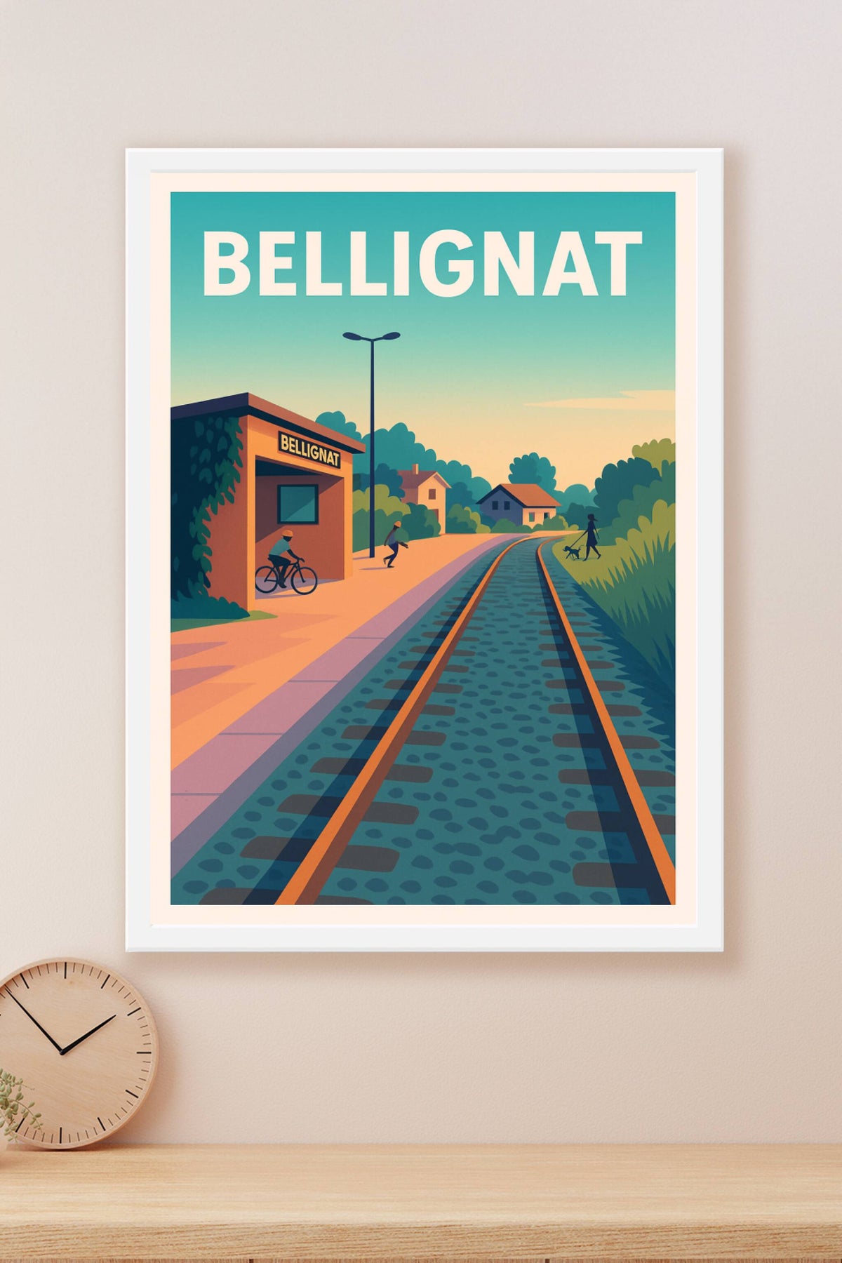 Affiche de Bellignat - L'escapade tranquille au bord des rails