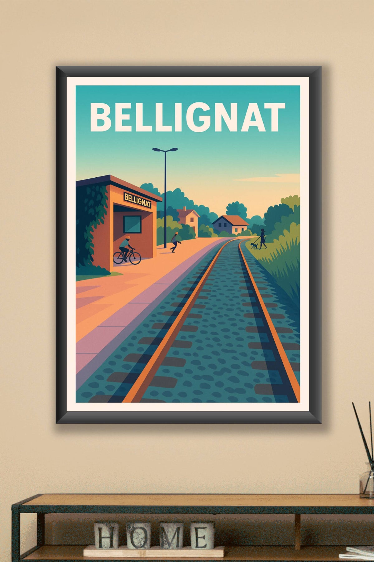 Affiche de Bellignat - L'escapade tranquille au bord des rails