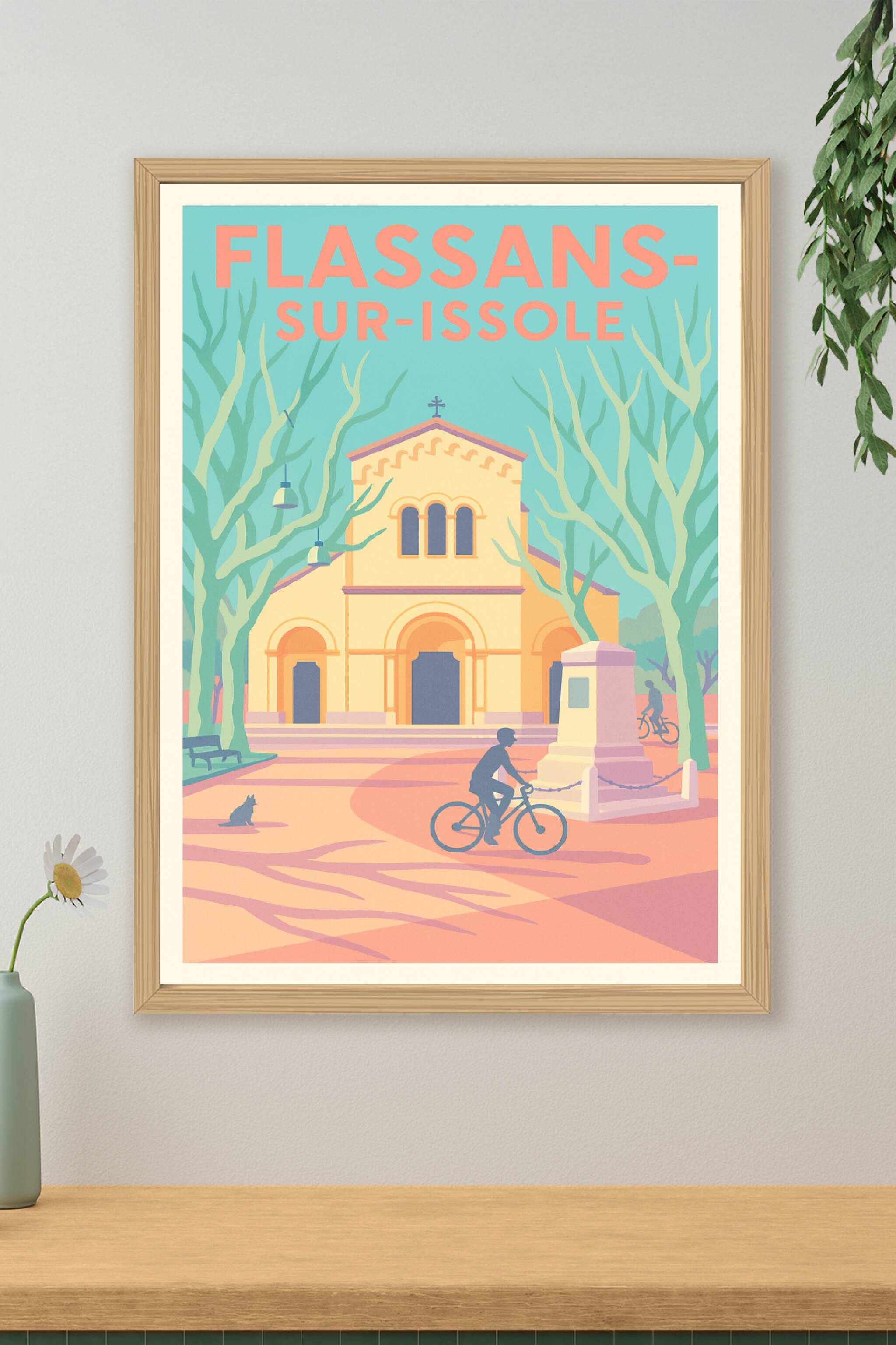 Affiche de Flassans-sur-Issole - Charme et Sérénité Provençale