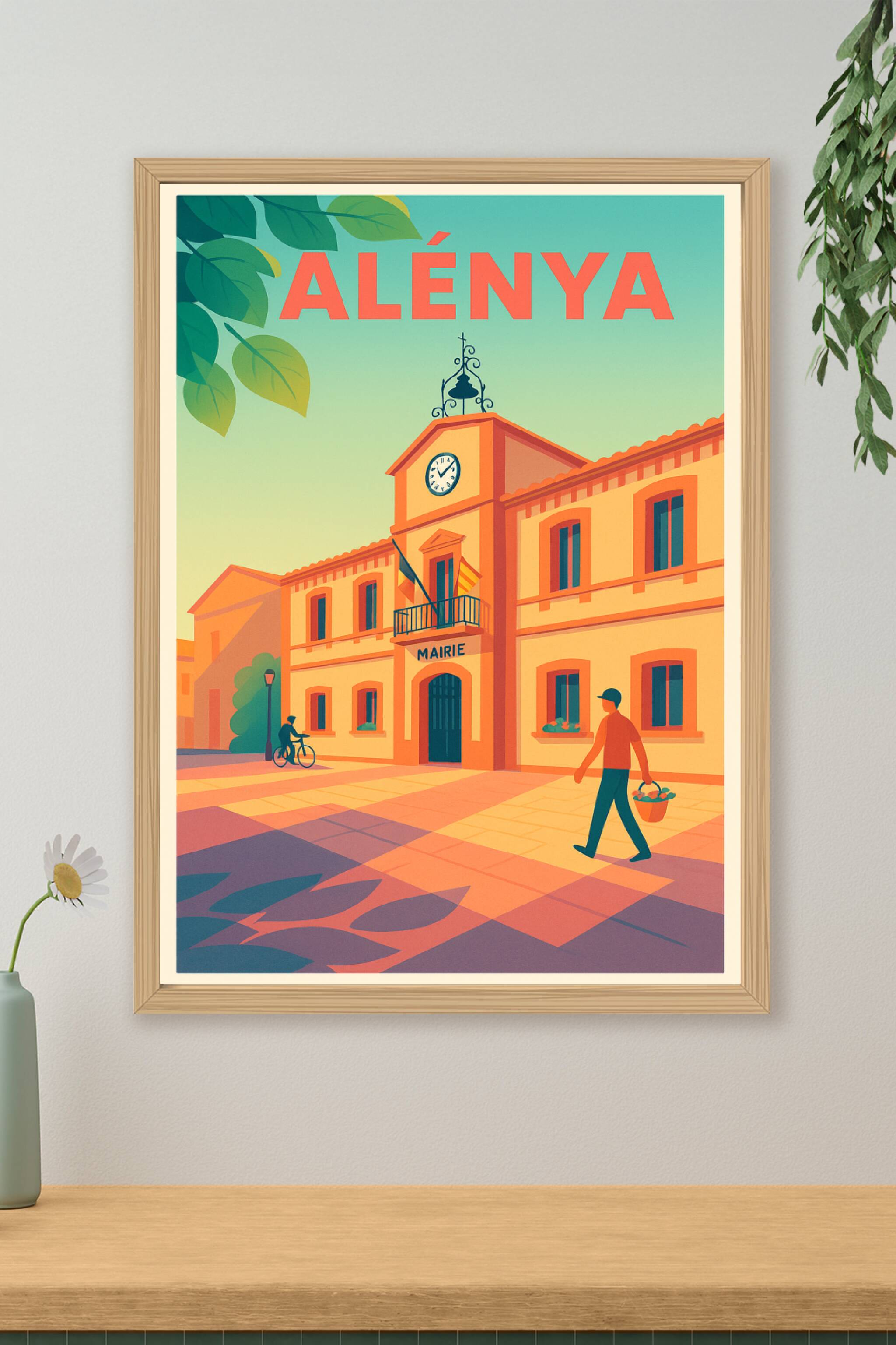 Affiche de Alénya - Charme ensoleillé du cœur de village