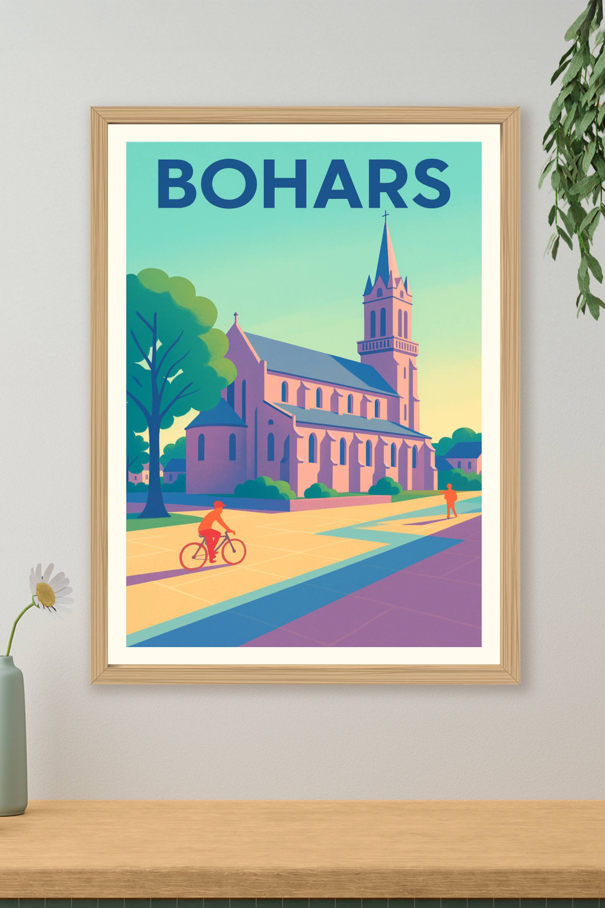 Affiche de Bohars - Charme paisible et architecture emblématique