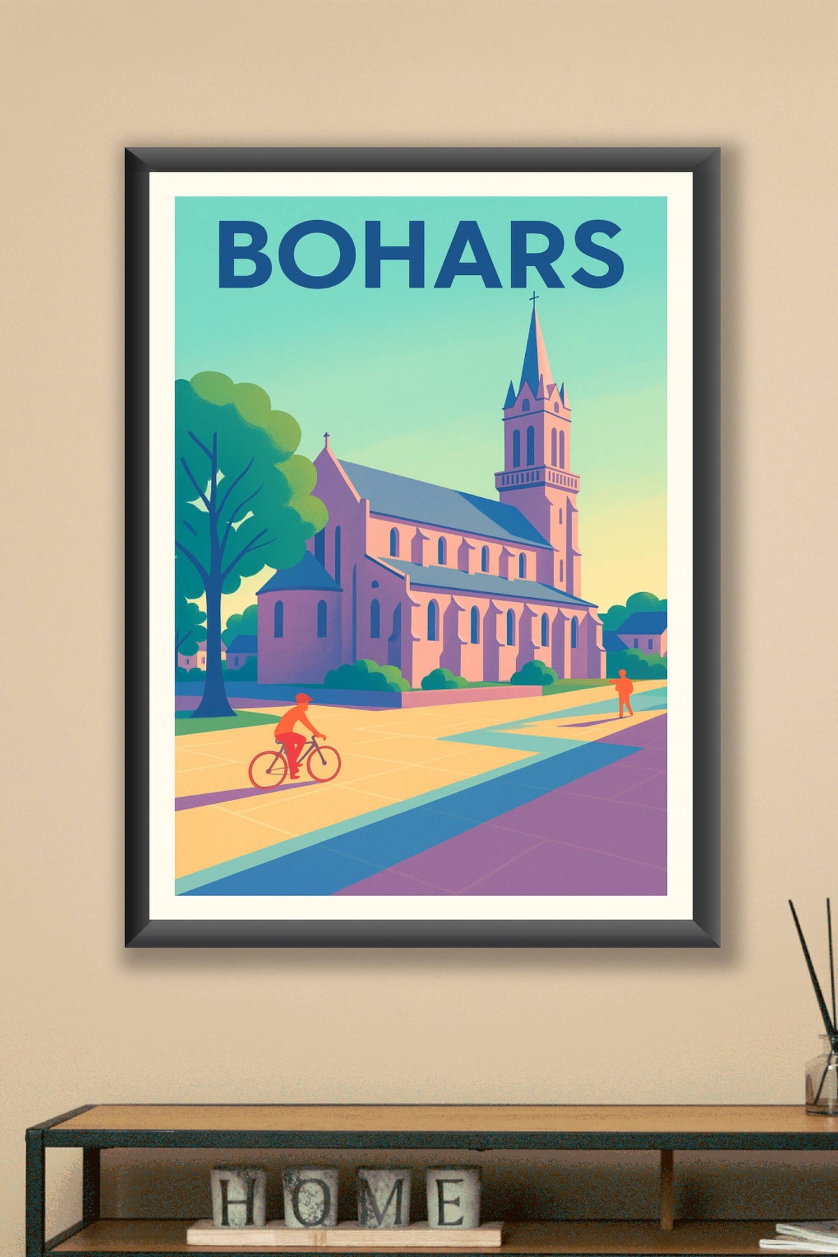 Affiche de Bohars - Charme paisible et architecture emblématique