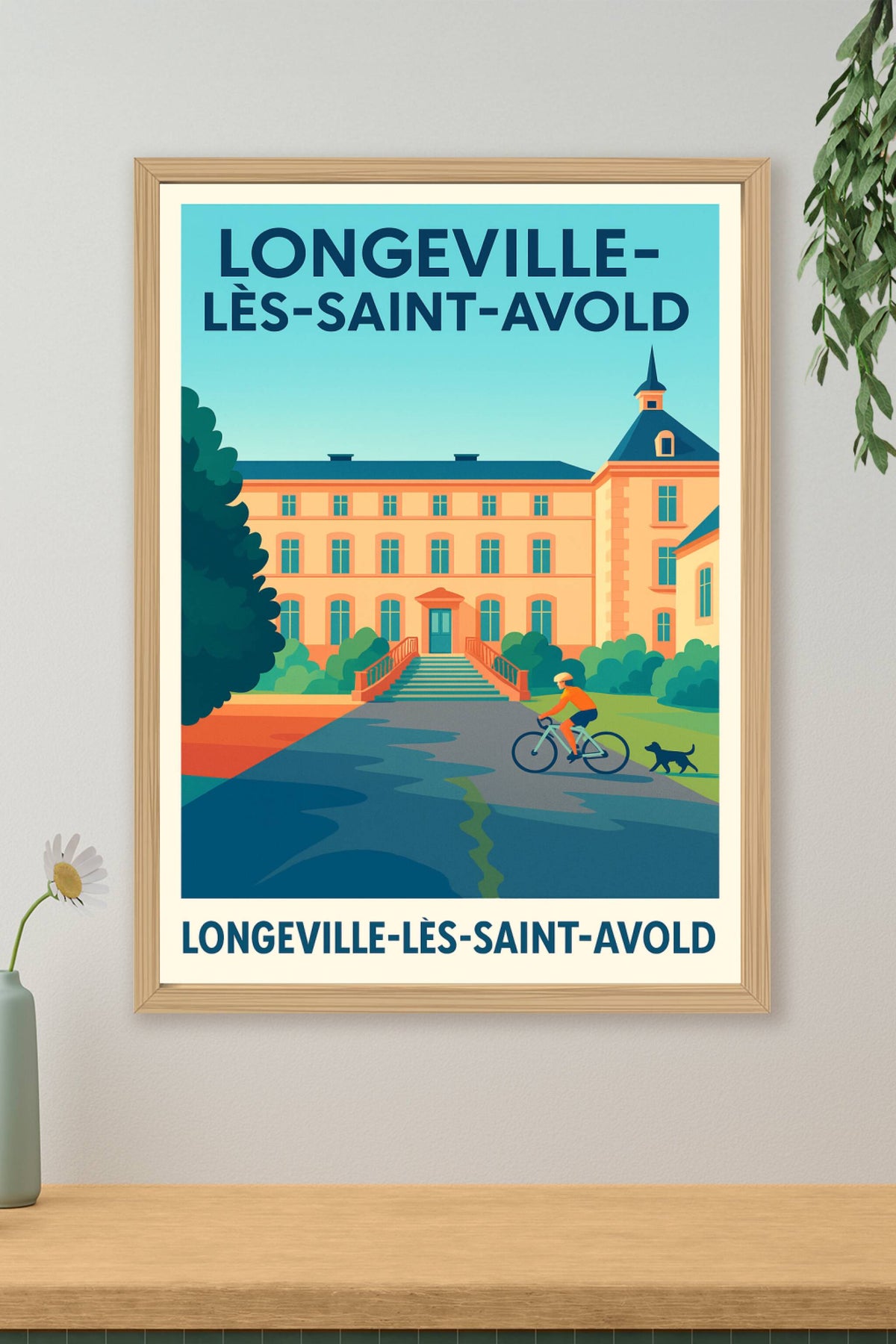 Affiche de Longeville-lès-Saint-Avold - Charme et sérénité à vélo