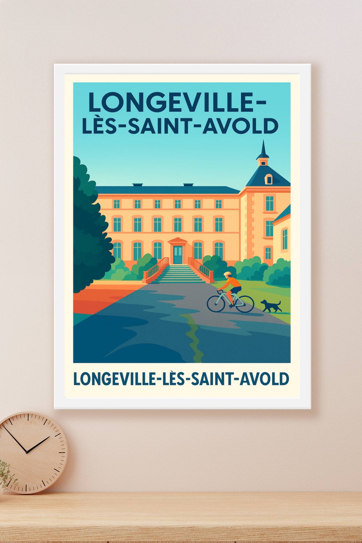 Affiche de Longeville-lès-Saint-Avold - Charme et sérénité à vélo