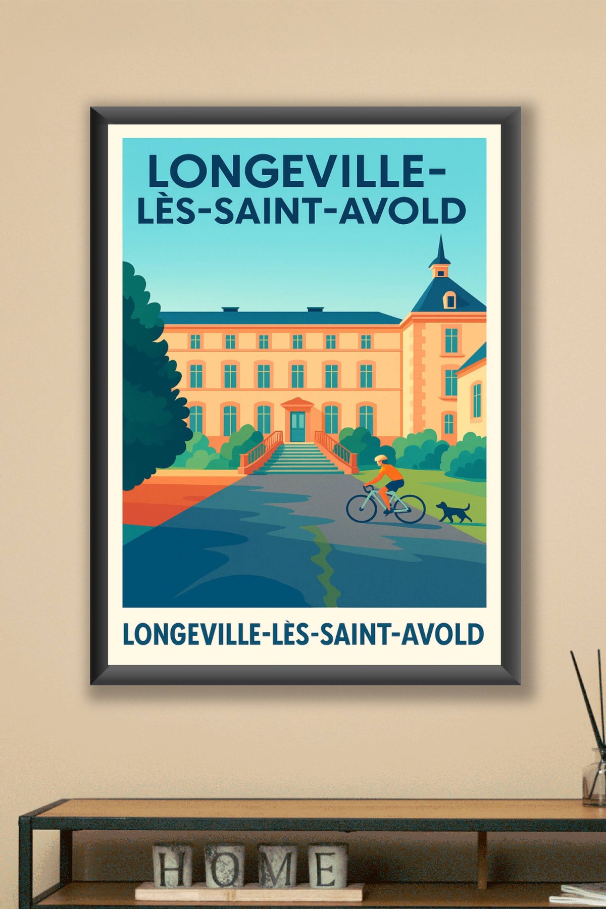 Affiche de Longeville-lès-Saint-Avold - Charme et sérénité à vélo