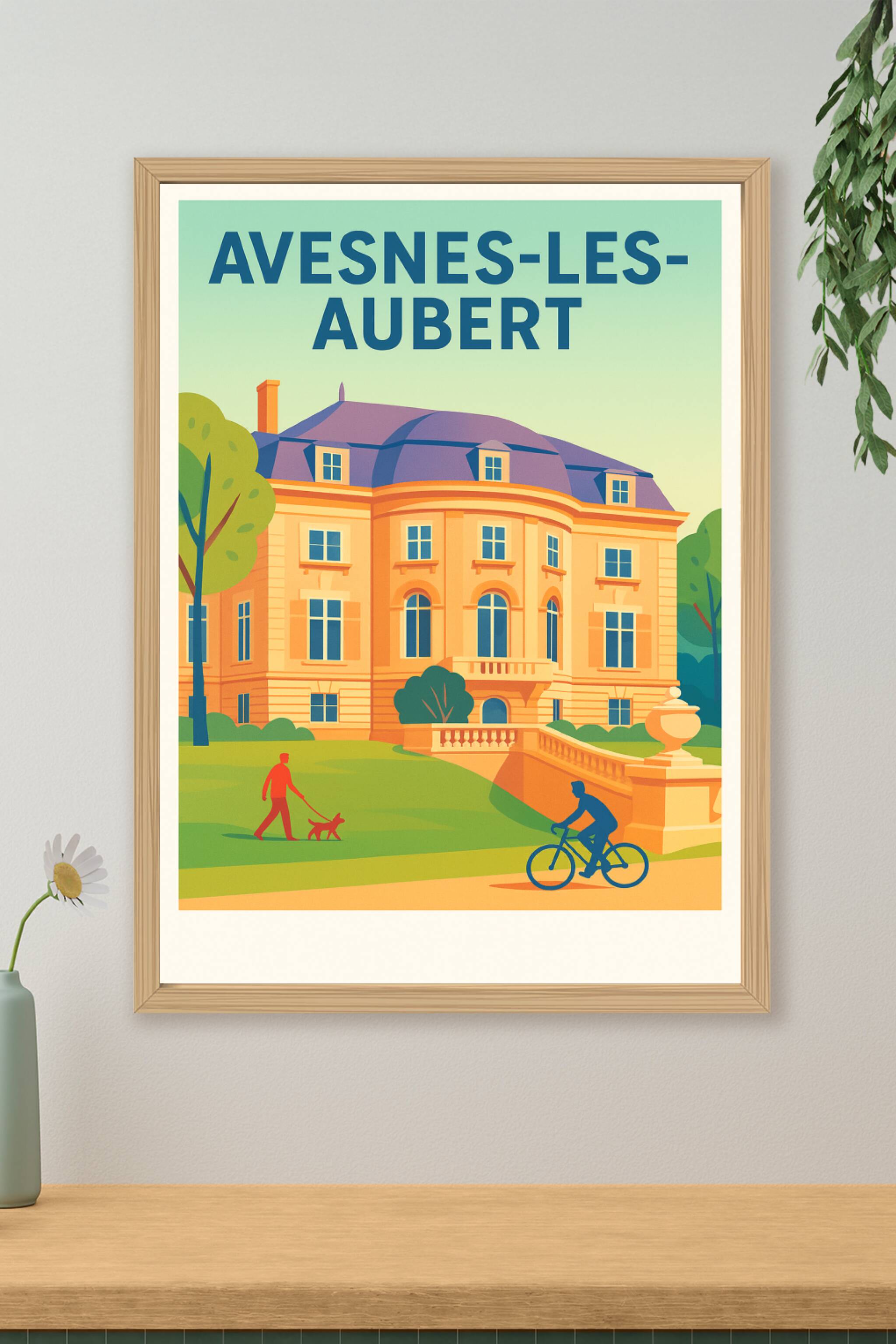 Affiche de Avesnes-les-Aubert - Élégance et sérénité au cœur de la ville