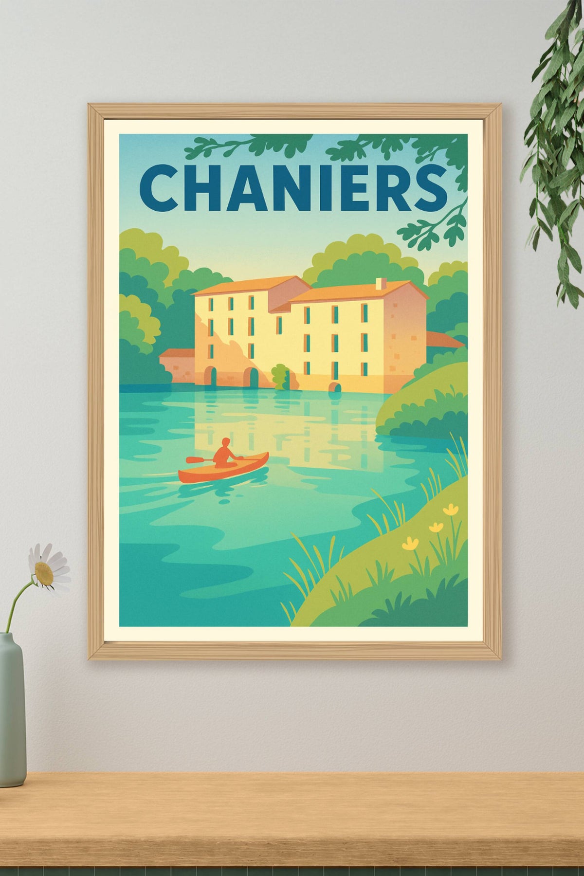 Affiche de Chaniers - Sérénité au fil de l'eau