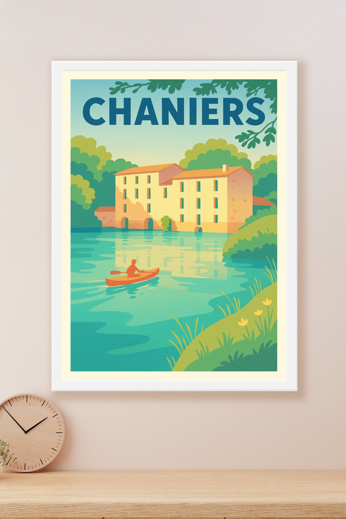 Affiche de Chaniers - Sérénité au fil de l'eau