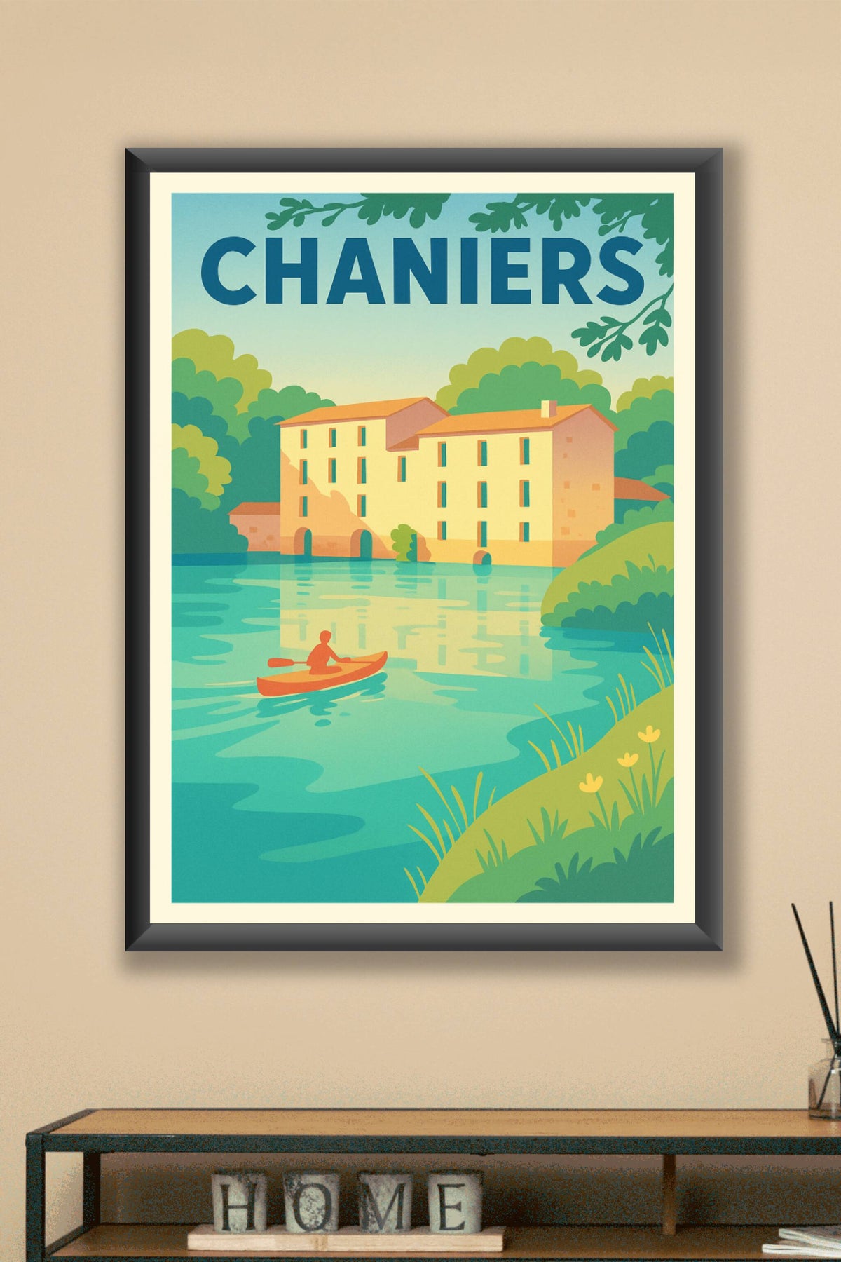 Affiche de Chaniers - Sérénité au fil de l'eau