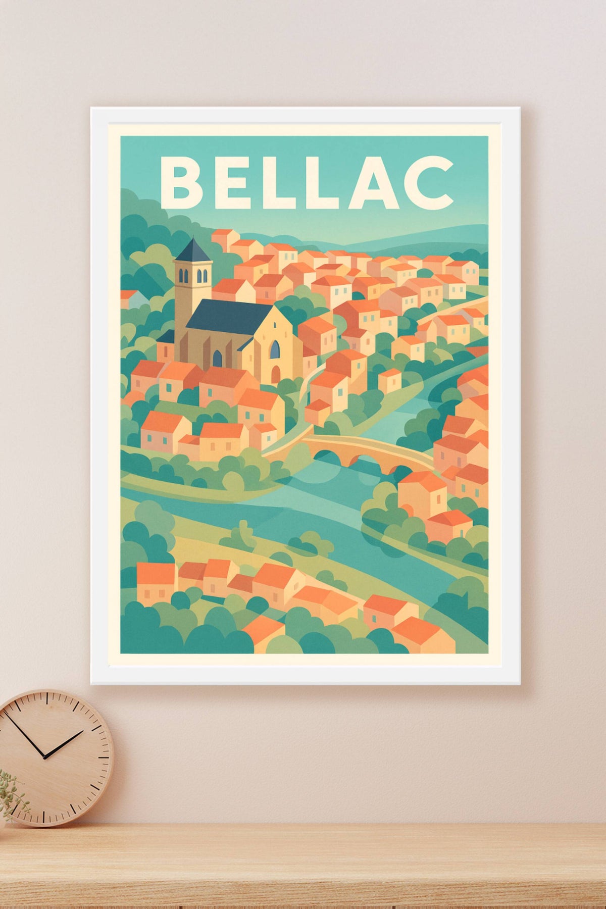 Affiche de Bellac - Charme et sérénité au cœur de la campagne