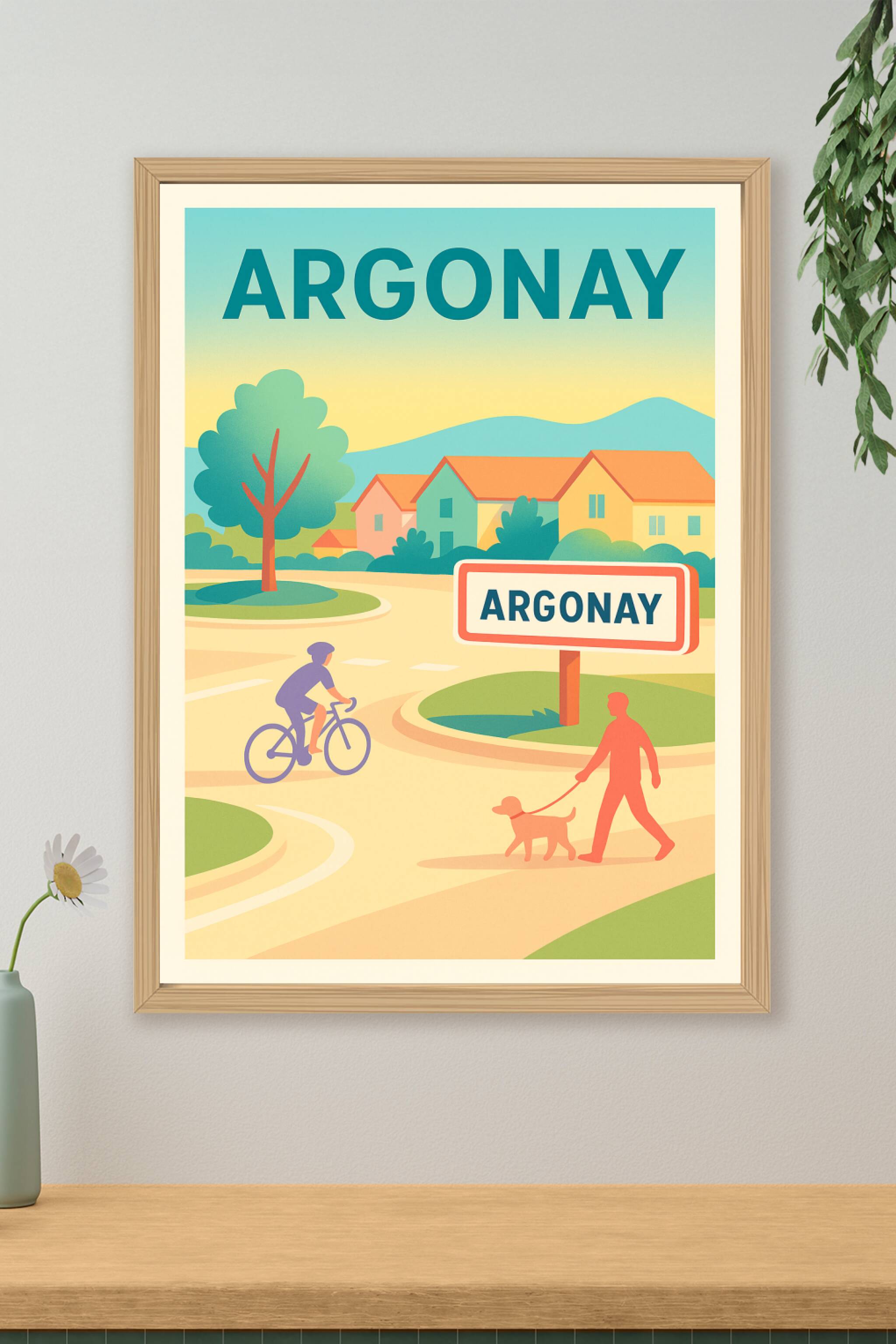 Affiche de Argonay - Charme et douceur de vie à la campagne