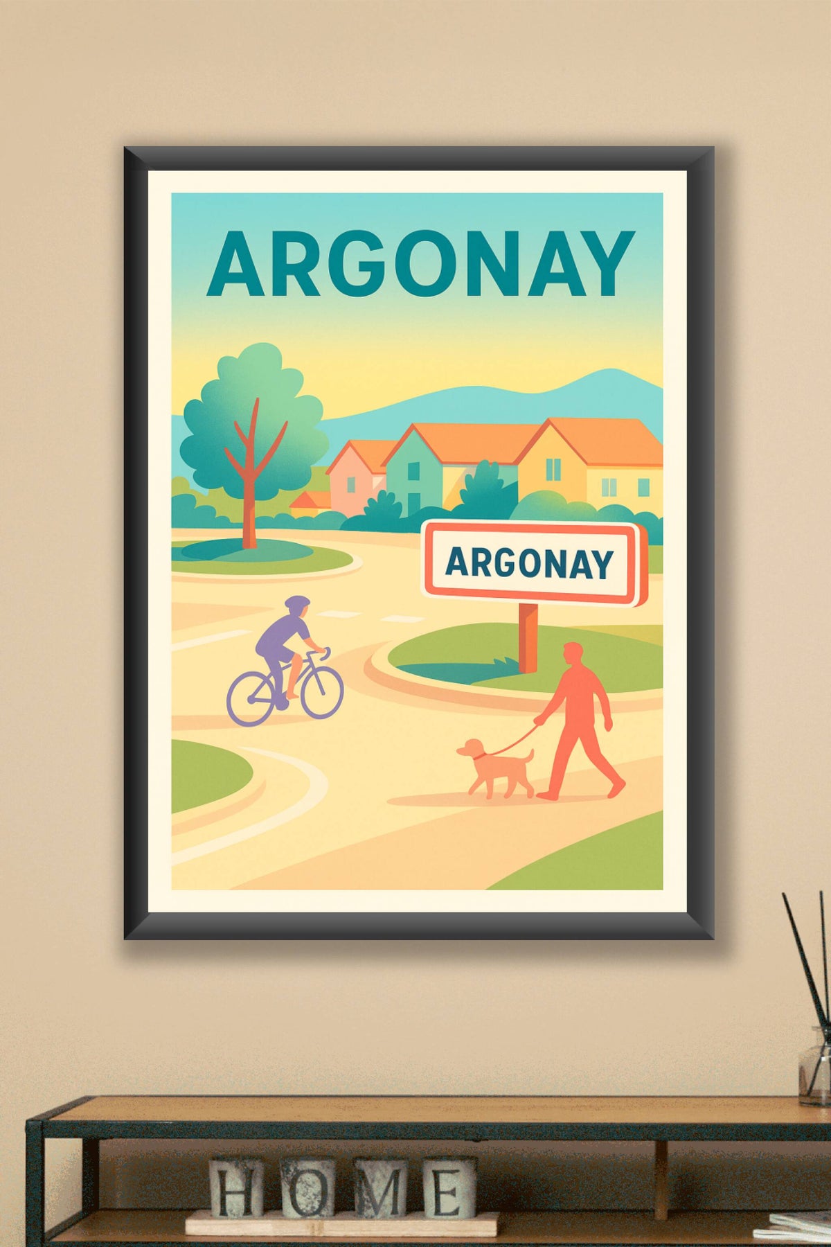 Affiche de Argonay - Charme et douceur de vie à la campagne