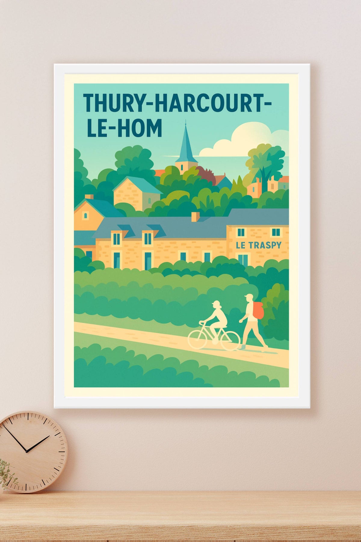 Affiche de Thury-Harcourt-le-Hom - Charme et nature normande
