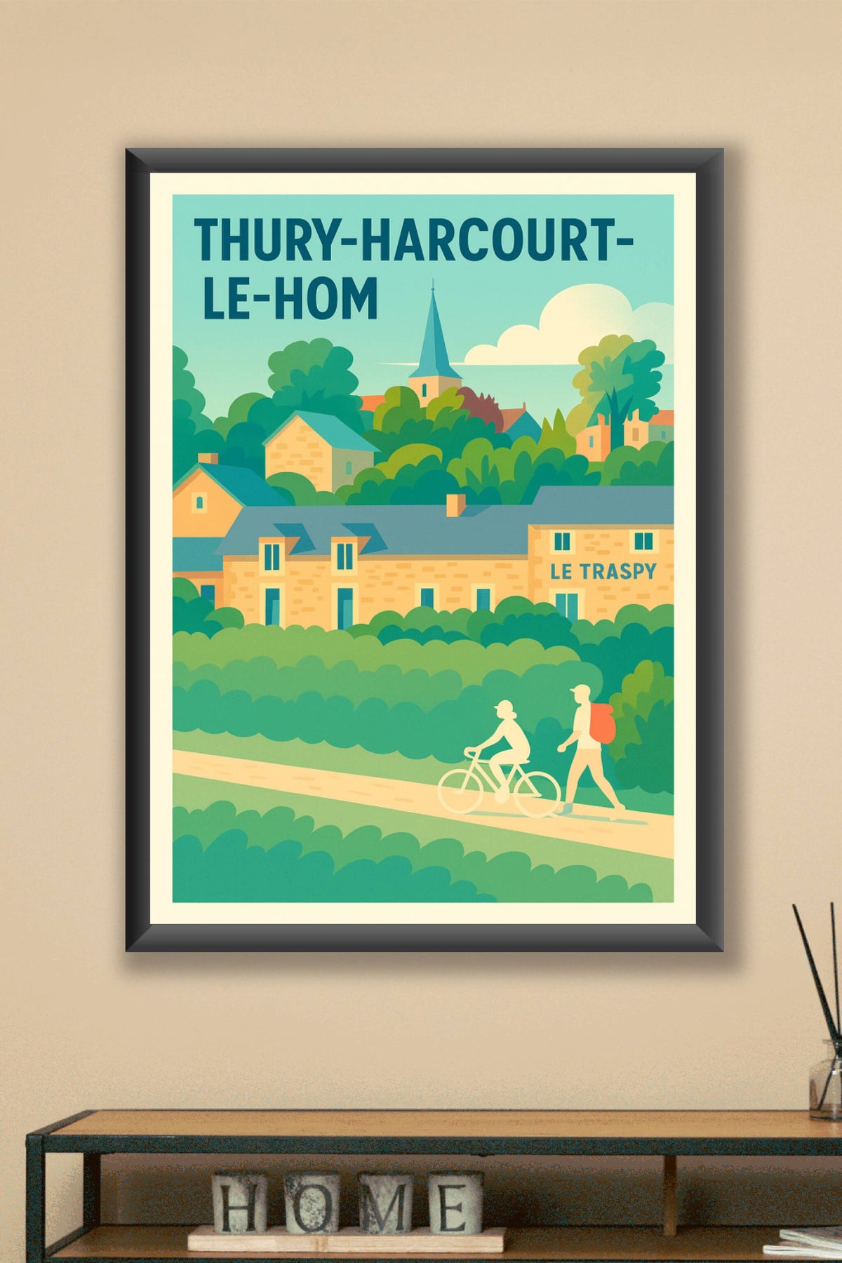 Affiche de Thury-Harcourt-le-Hom - Charme et nature normande