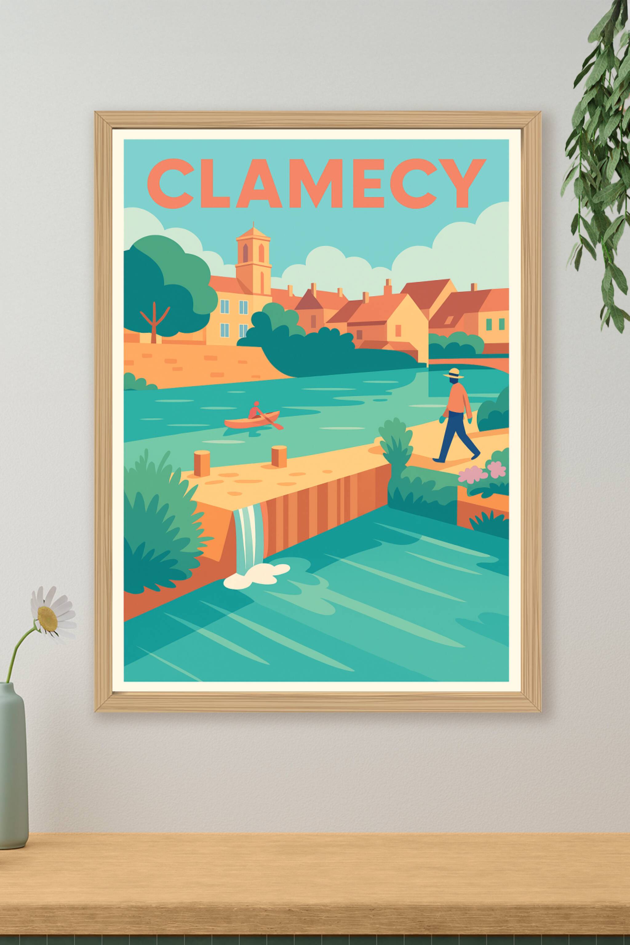 Affiche de Clamecy - Balade bucolique au fil de l'eau