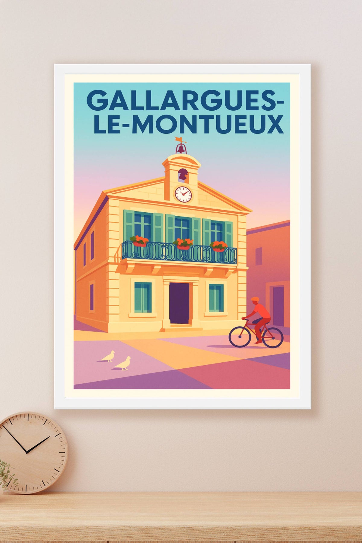 Affiche de Gallargues-le-Montueux - Charme et douceur du village méridional