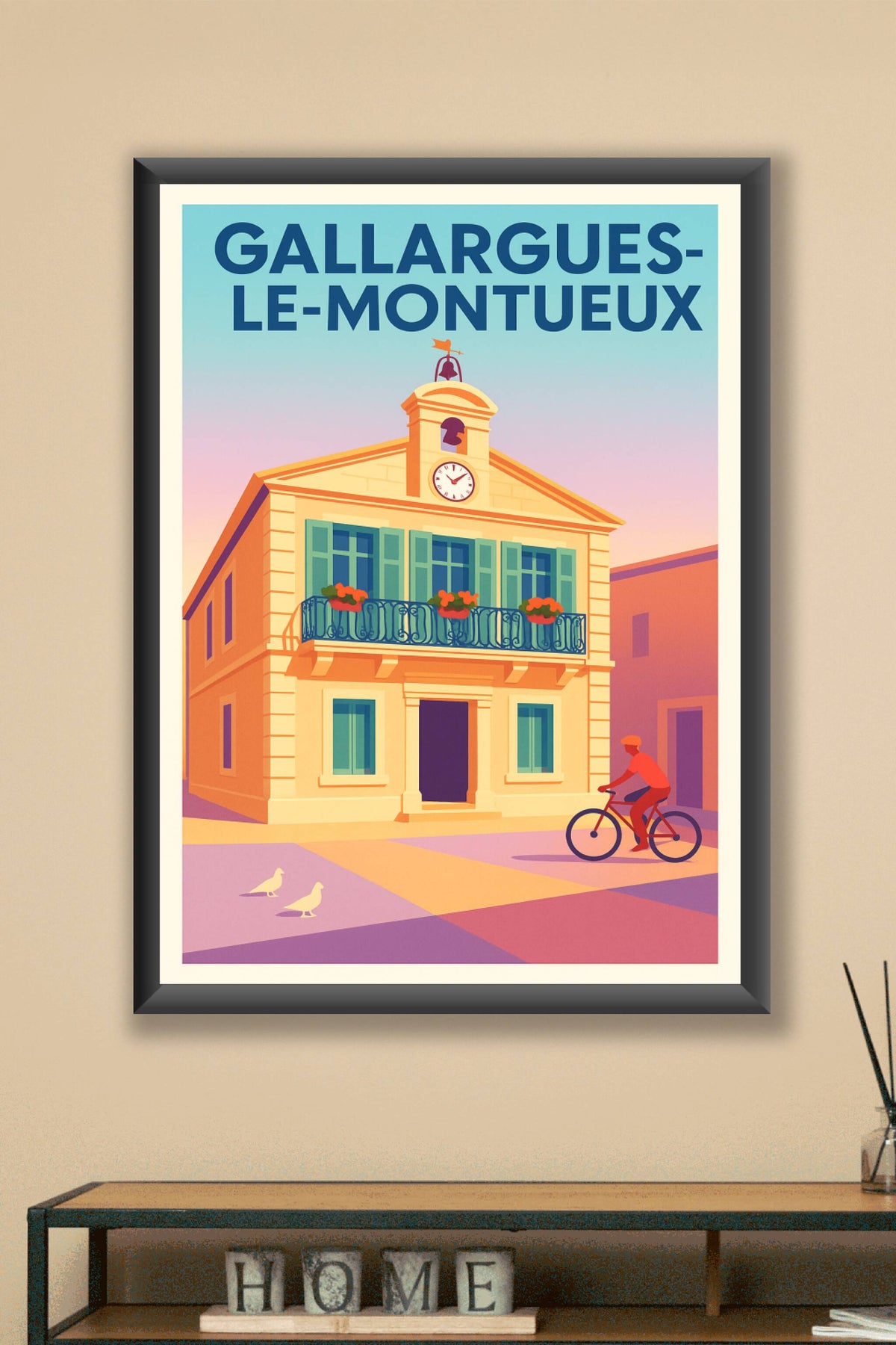 Affiche de Gallargues-le-Montueux - Charme et douceur du village méridional