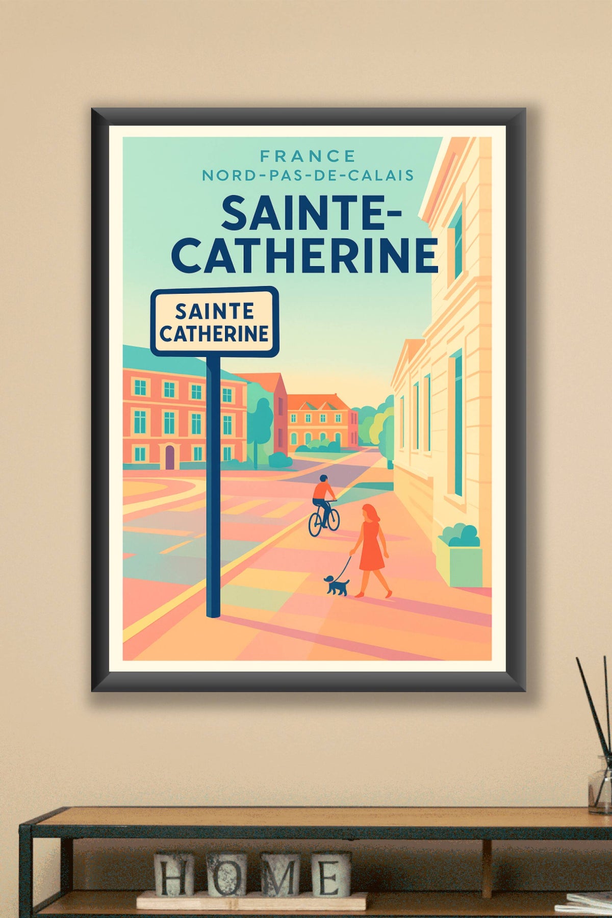 Affiche de Sainte-Catherine - Charme et douceur de vivre en Nord-Pas-de-Calais