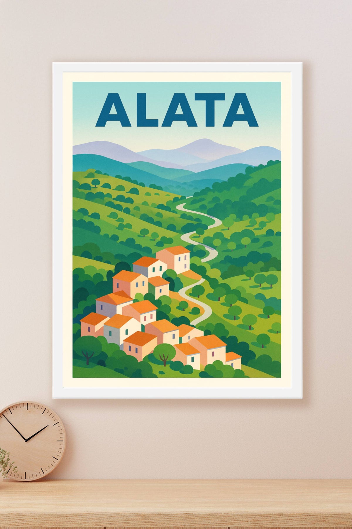 Affiche de Alata - Le charme paisible de la Corse intérieure