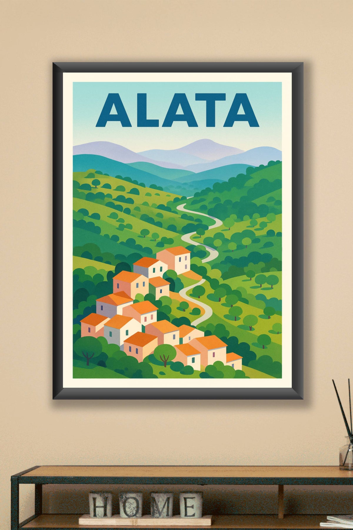 Affiche de Alata - Le charme paisible de la Corse intérieure
