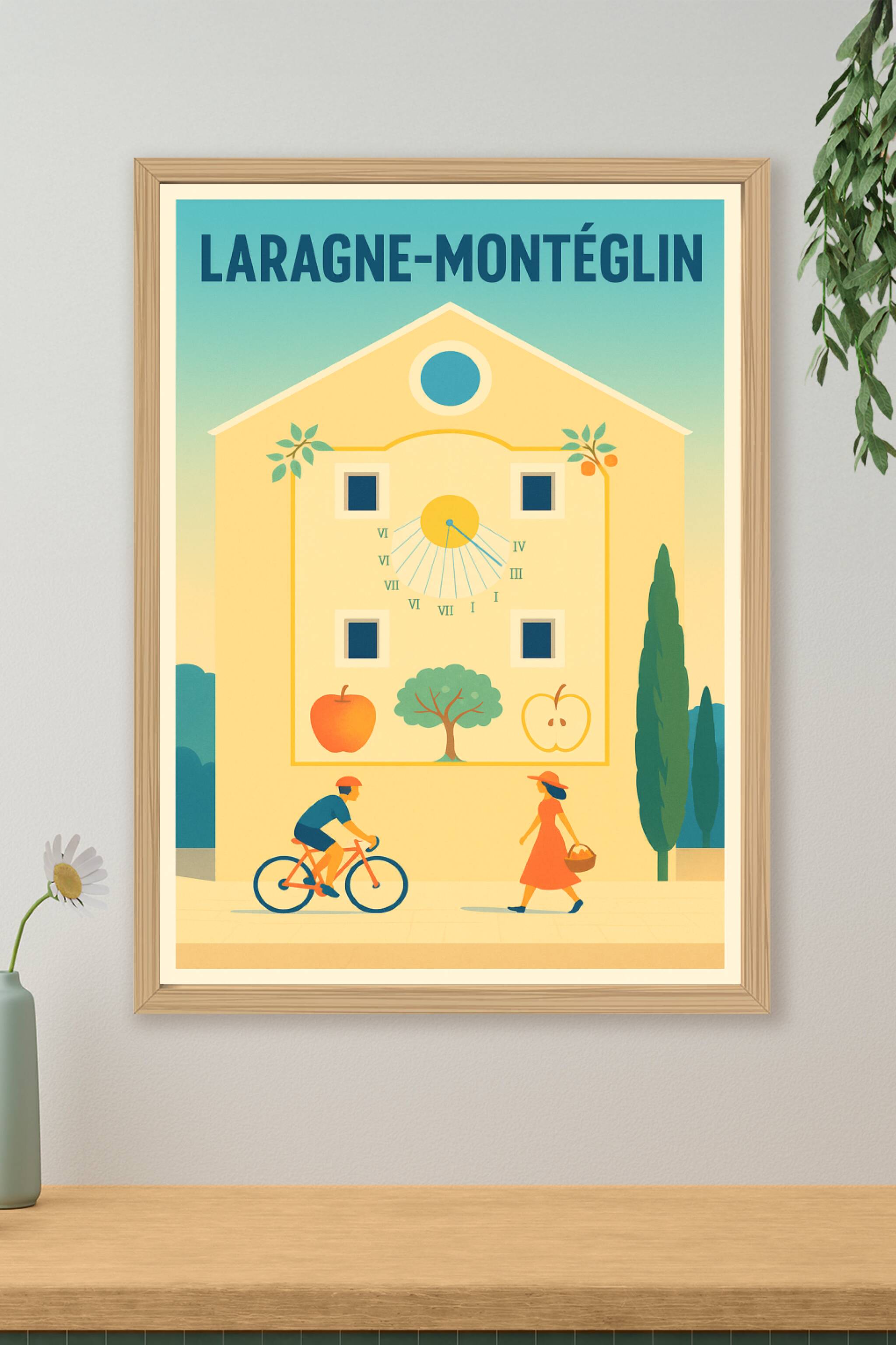 Affiche de Laragne-Montéglin - Charme et douceur provençale