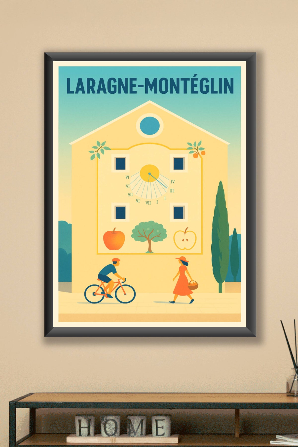 Affiche de Laragne-Montéglin - Charme et douceur provençale
