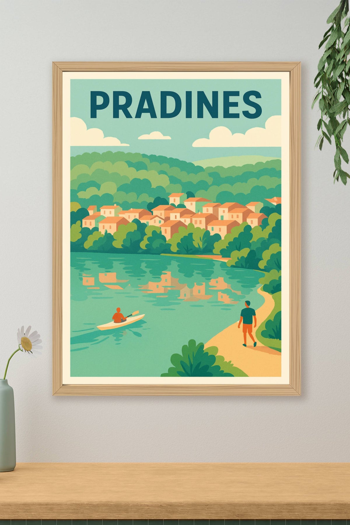 Affiche de Pradines - Escapade bucolique au bord de l'eau