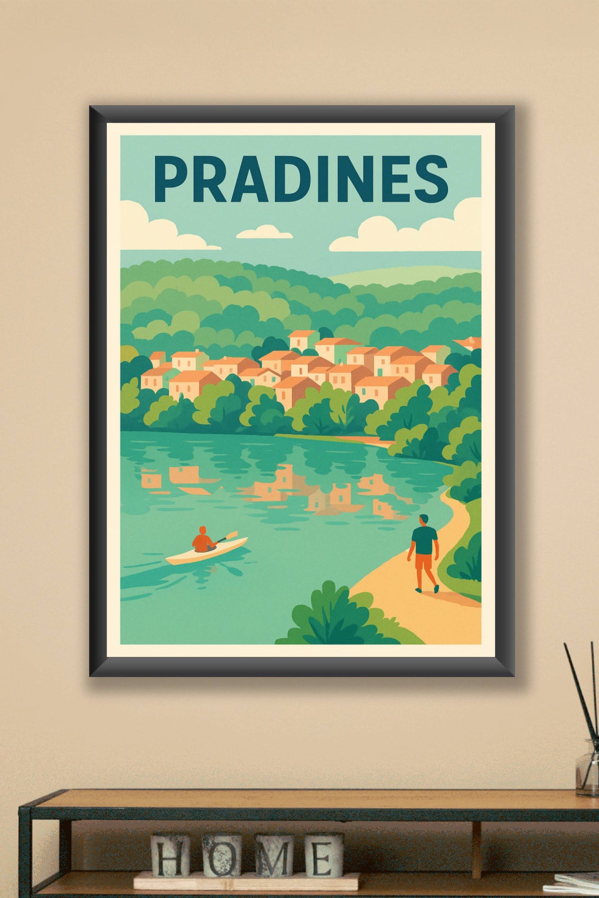 Affiche de Pradines - Escapade bucolique au bord de l'eau