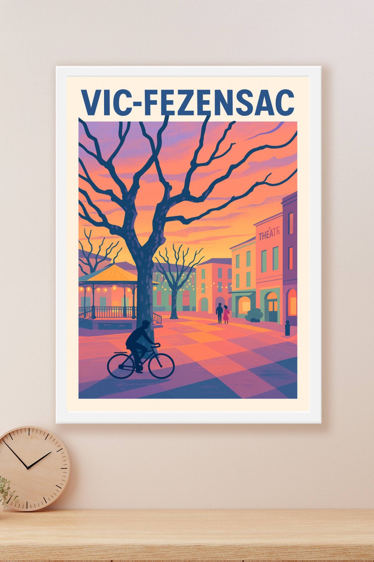 Affiche de Vic-Fezensac - Charme et Douceur du Sud-Ouest