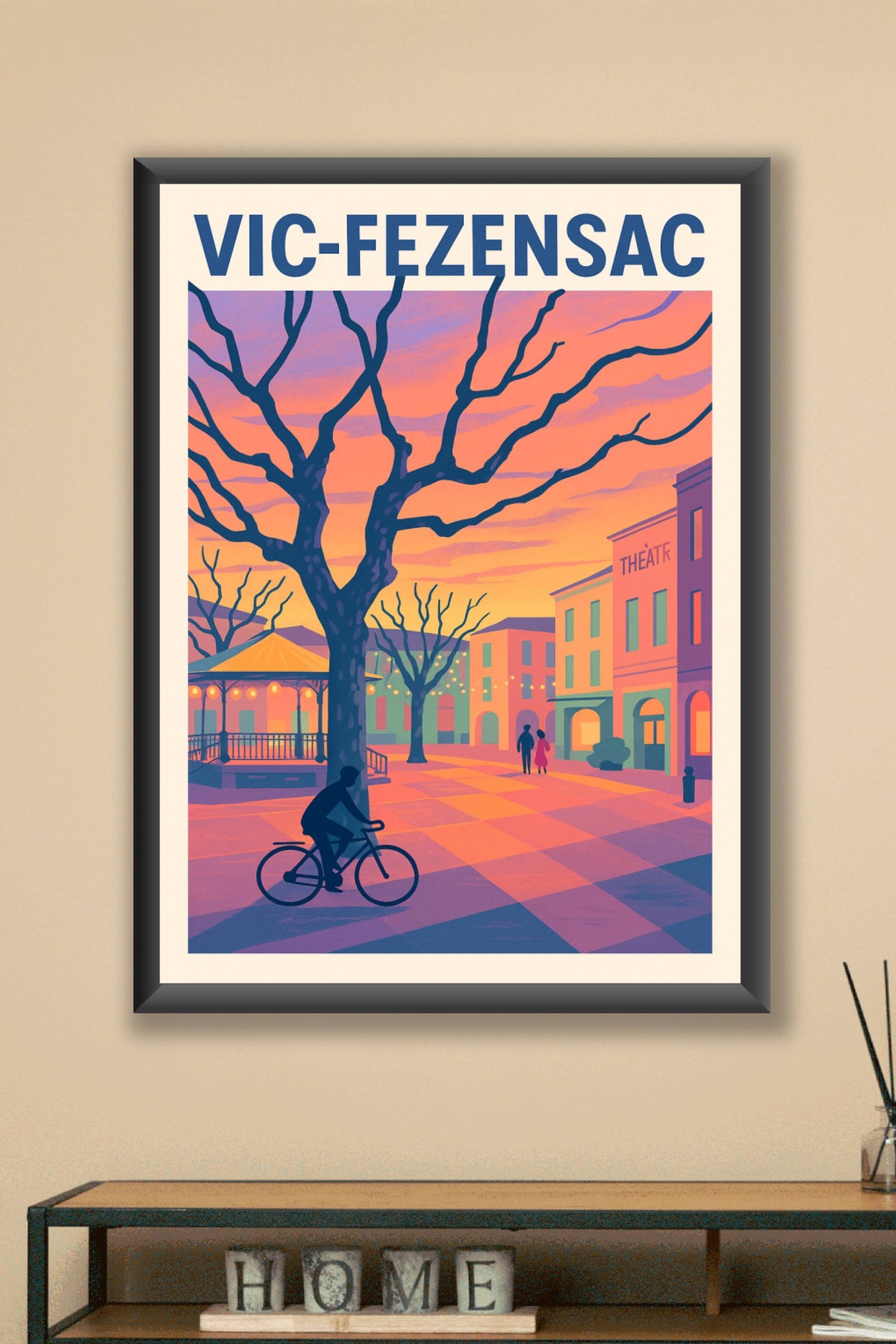 Affiche de Vic-Fezensac - Charme et Douceur du Sud-Ouest