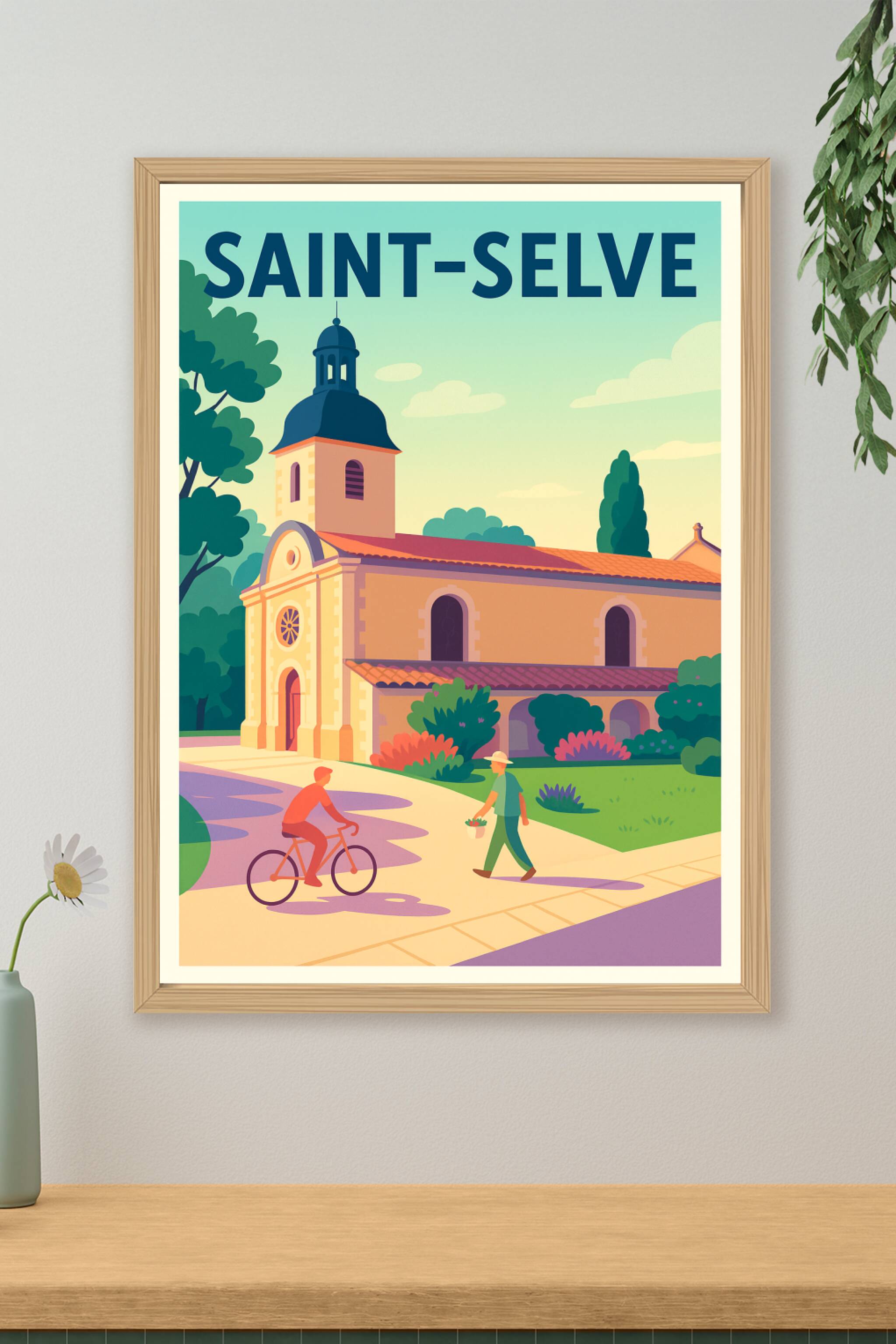 Affiche de Saint-Selve - Charme et sérénité campagnarde