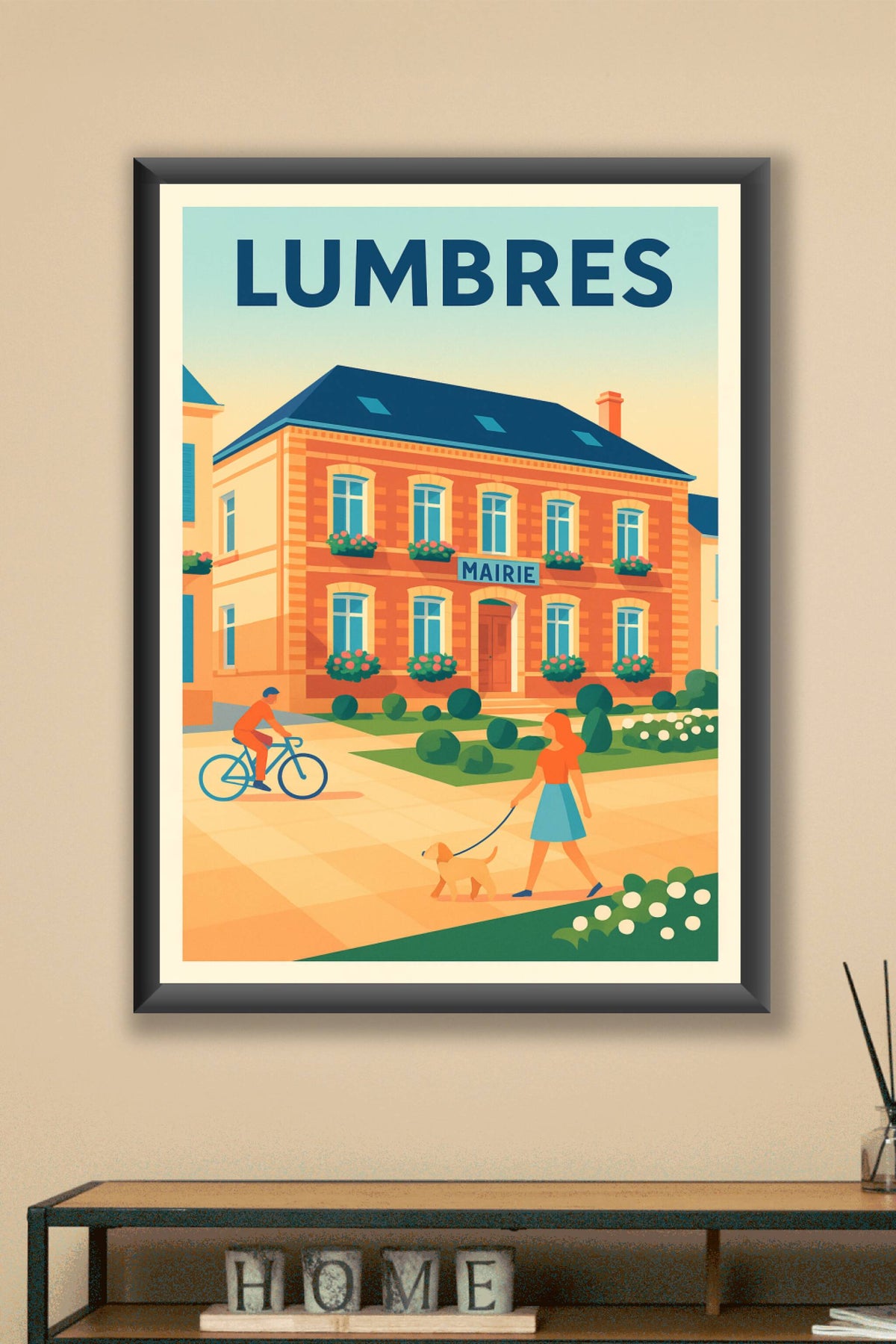 Affiche de Lumbres - Charme et sérénité au cœur de la mairie