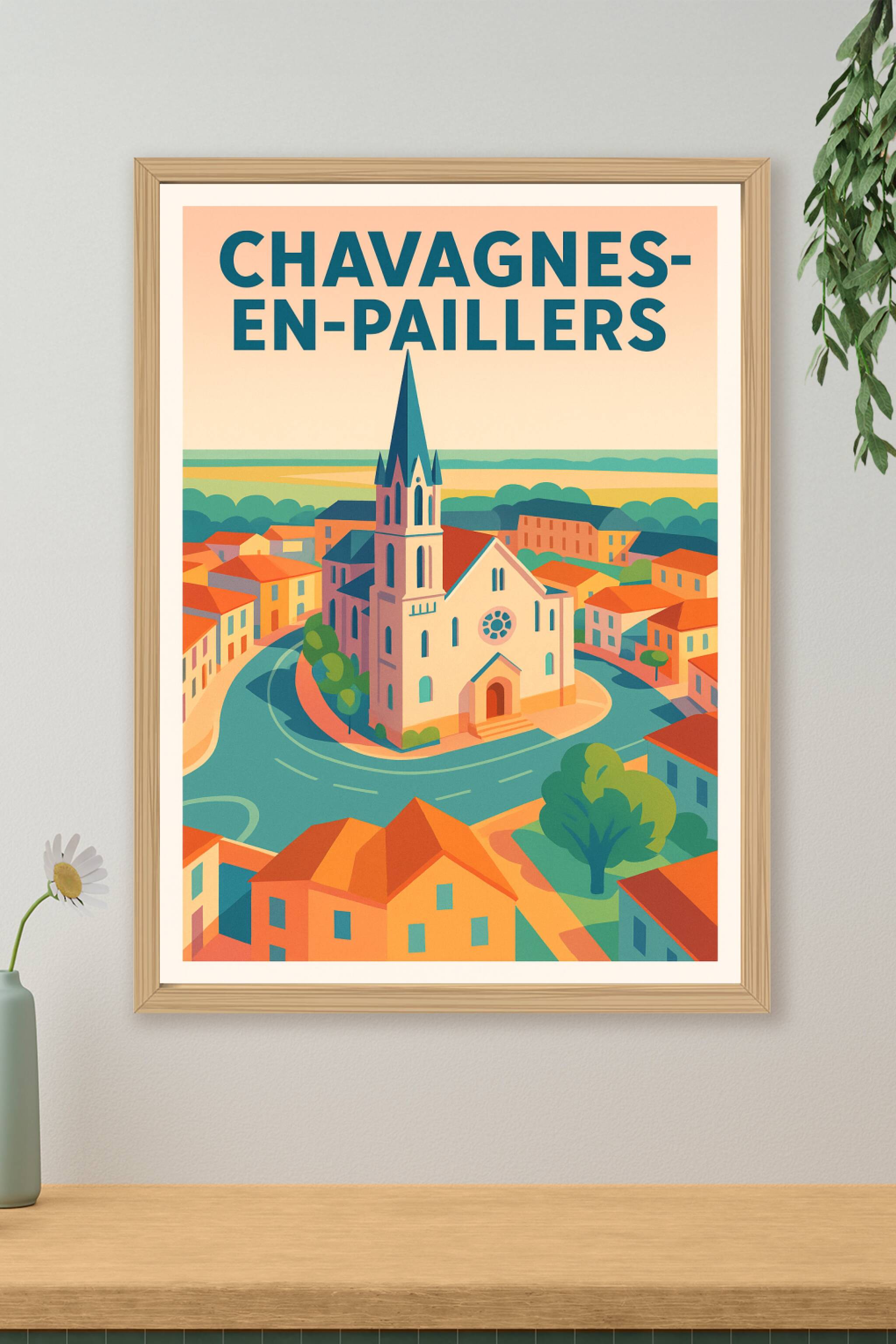 Affiche de Chavagnes-en-Paillers - Charme et patrimoine au cœur de la Vendée
