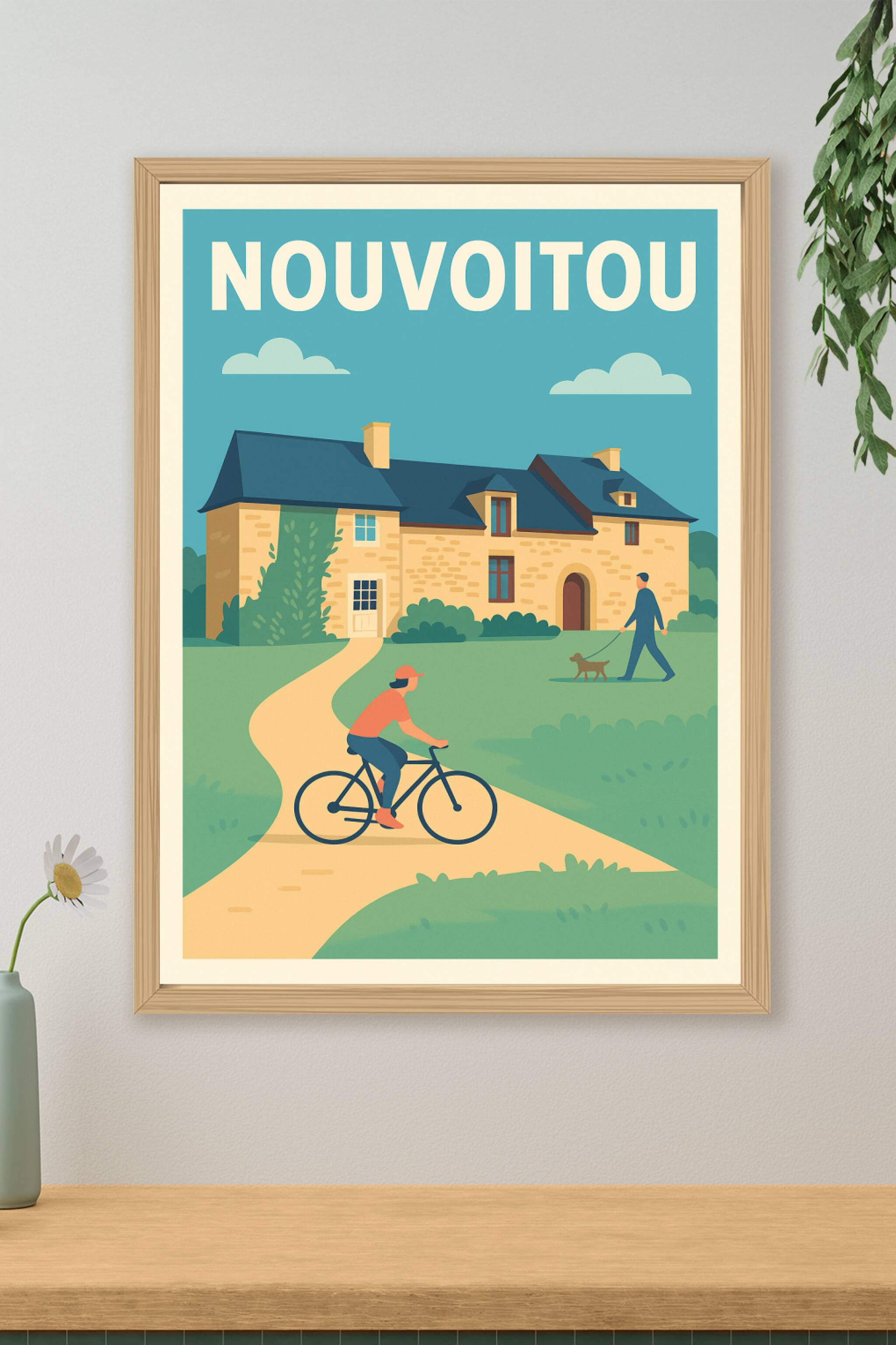 Affiche de Nouvoitou - L'élégance tranquille à la campagne