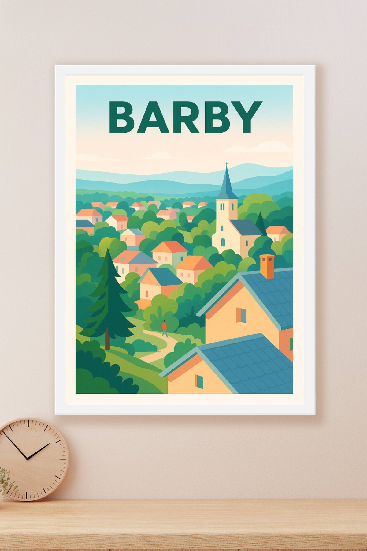 Affiche de Barby - Tranquillité nichée au cœur de la nature