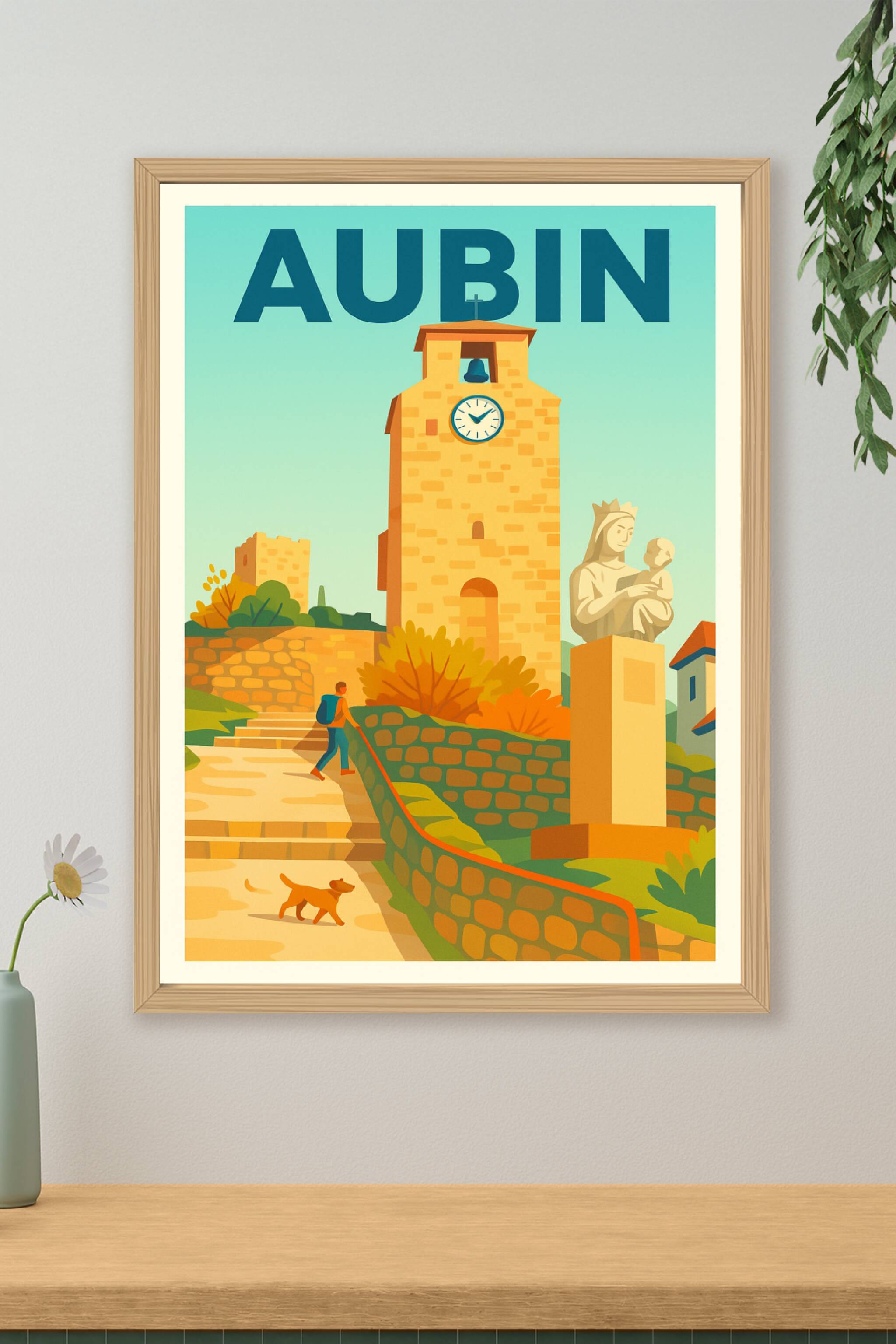 Affiche de Aubin - Un voyage au cœur du patrimoine local