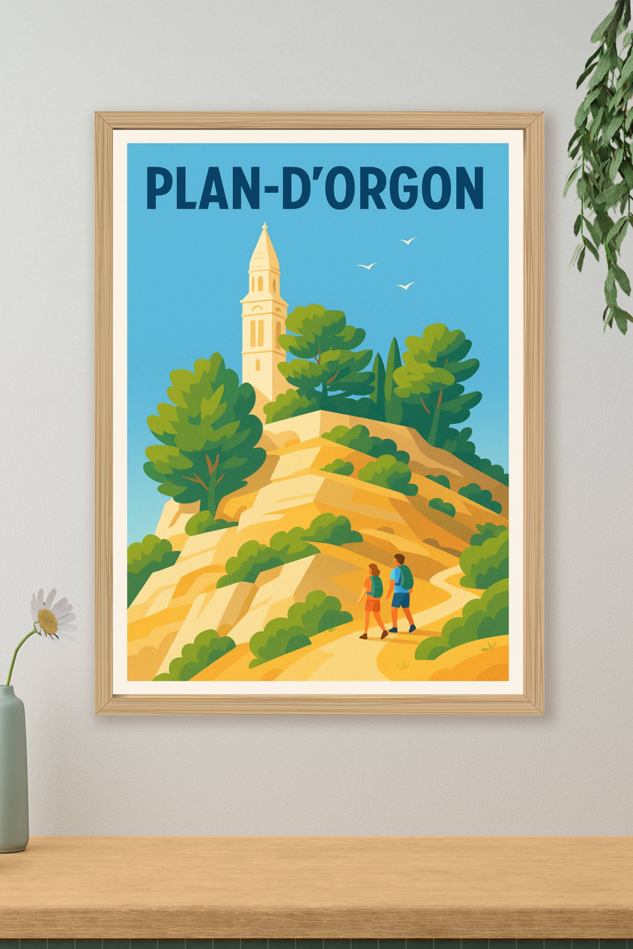 Affiche de Plan-d'Orgon - L'escapade nature au cœur du Lubéron