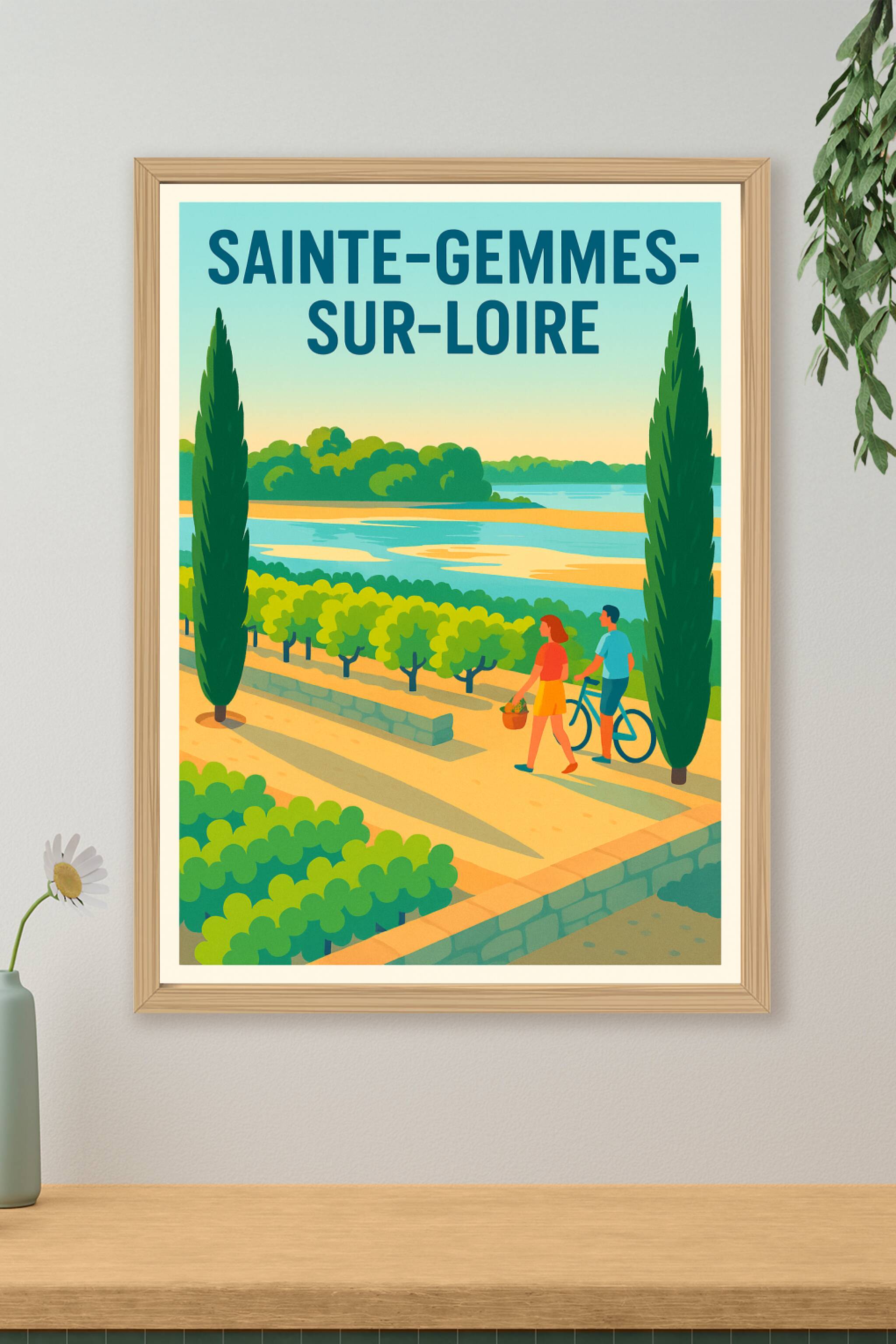 Affiche de Sainte-Gemmes-sur-Loire - Évasion au bord de l'eau