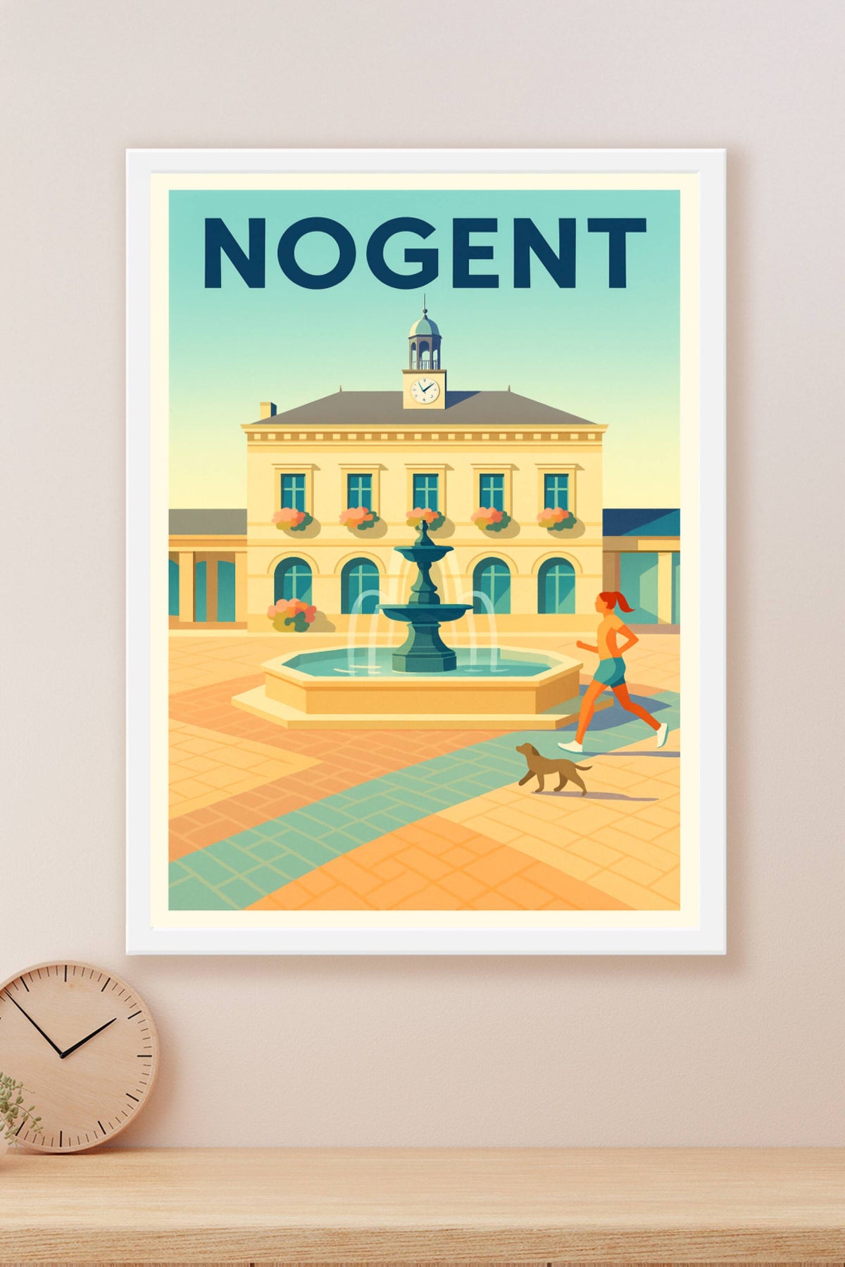 Affiche de Nogent - Harmonie et sérénité au cœur de la ville