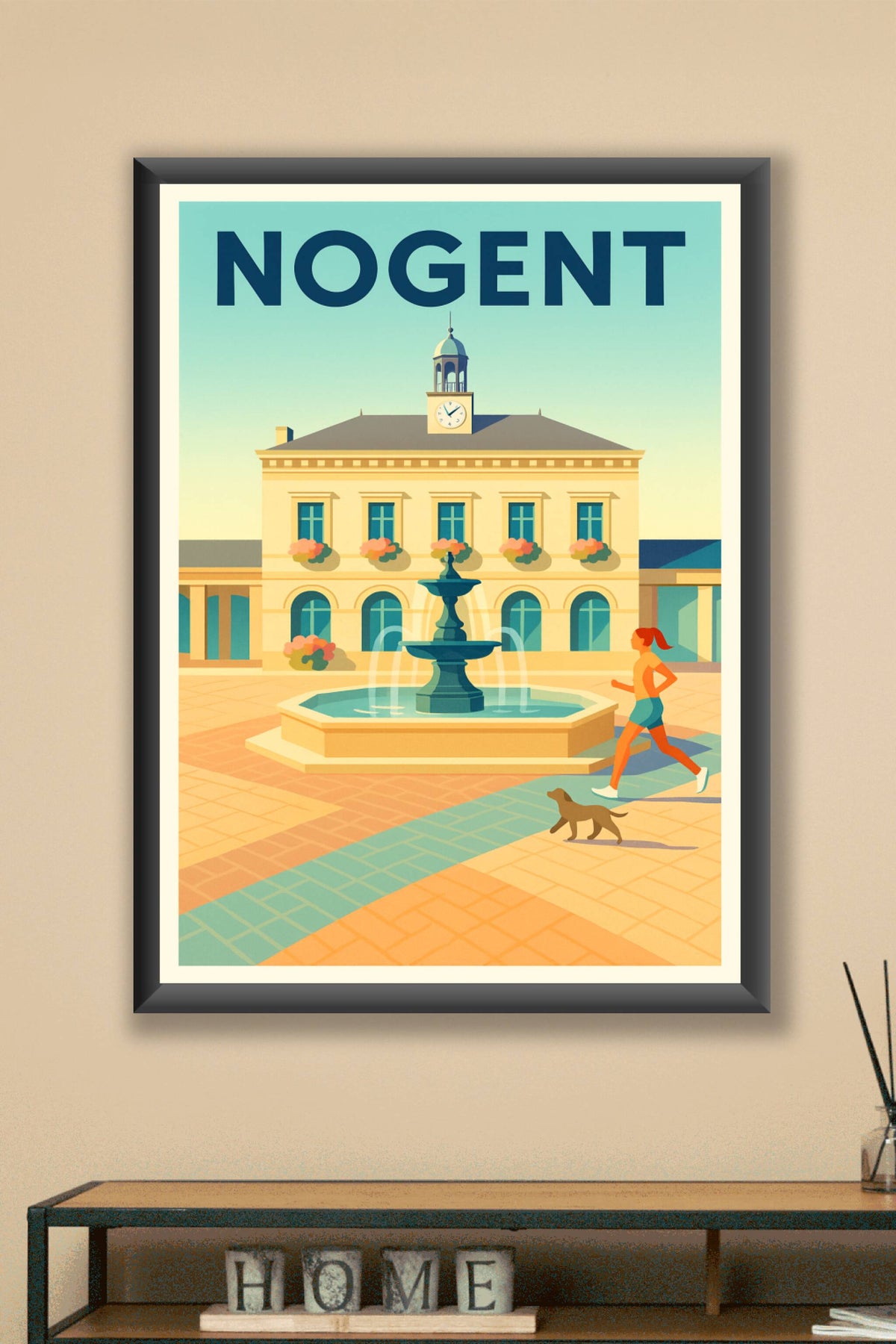 Affiche de Nogent - Harmonie et sérénité au cœur de la ville