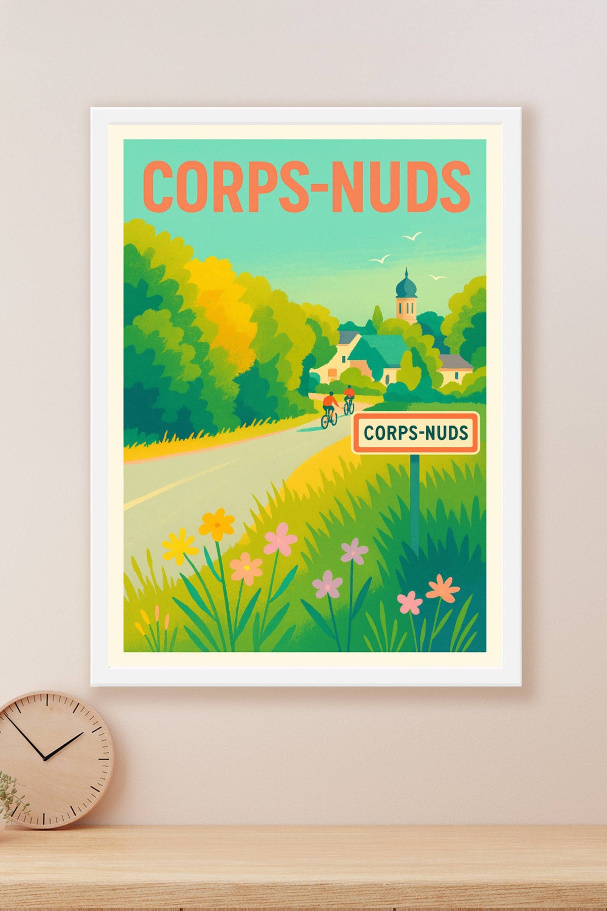 Affiche de Corps-Nuds - Invitation à la douceur de vivre campagnarde