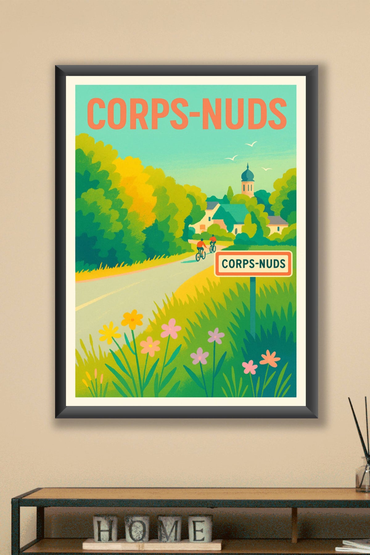 Affiche de Corps-Nuds - Invitation à la douceur de vivre campagnarde