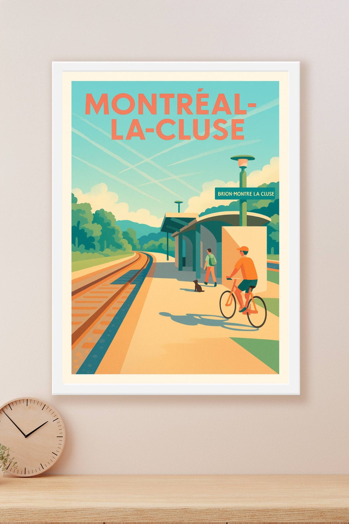 Affiche de Montréal-la-Cluse - Escapade nature à la gare de Brion