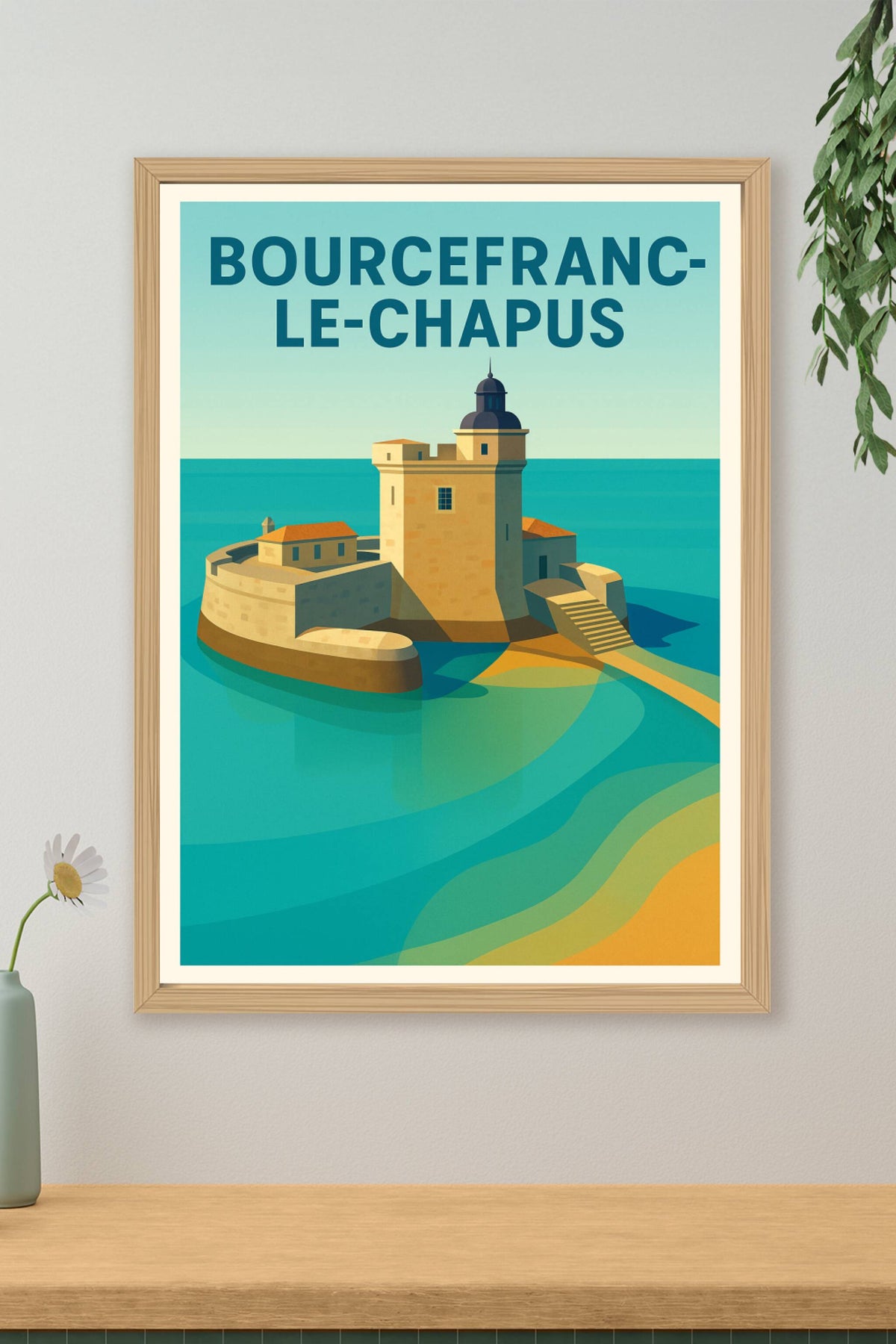 Affiche de Bourcefranc-le-Chapus - La beauté intemporelle du Fort Louvois