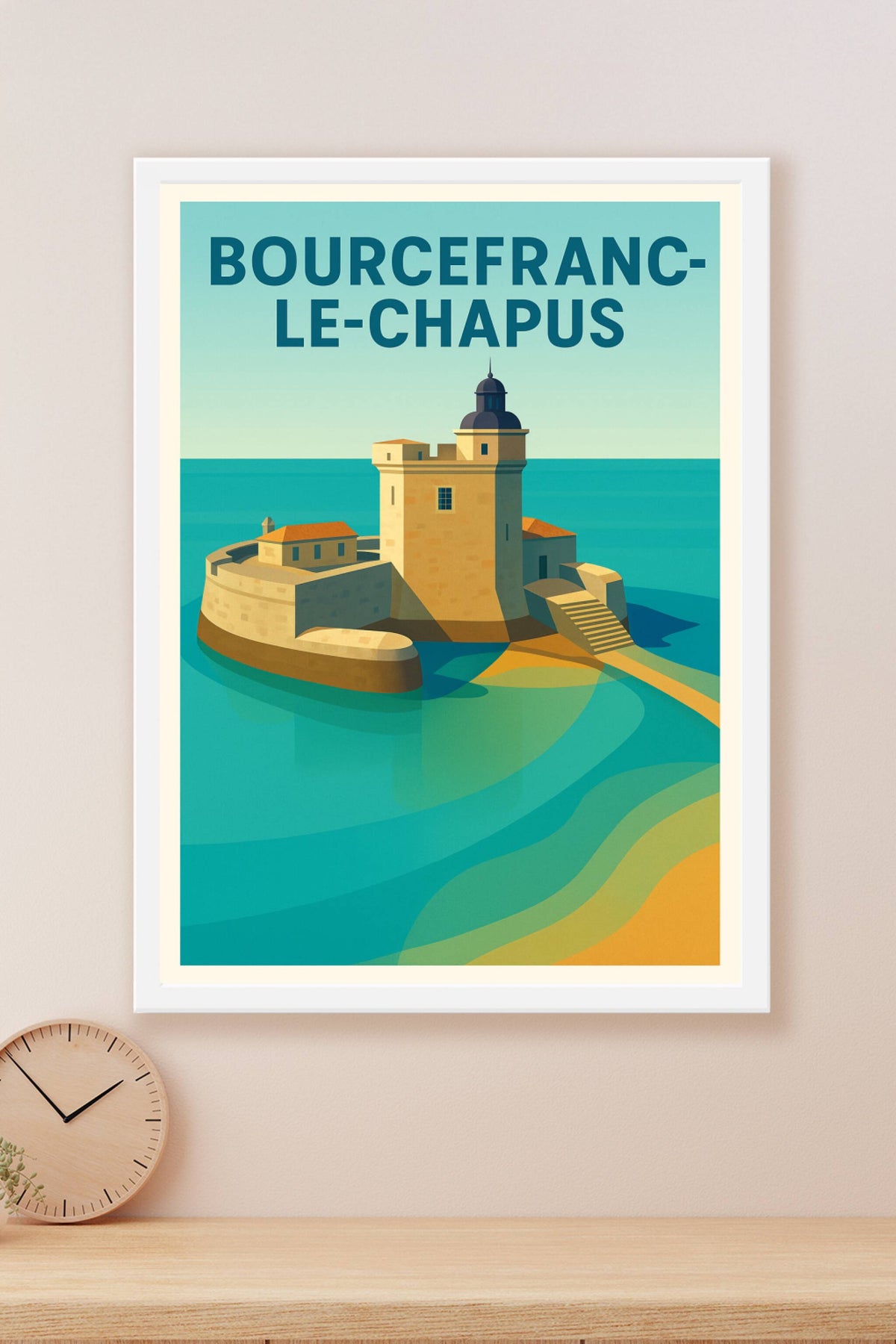 Affiche de Bourcefranc-le-Chapus - La beauté intemporelle du Fort Louvois